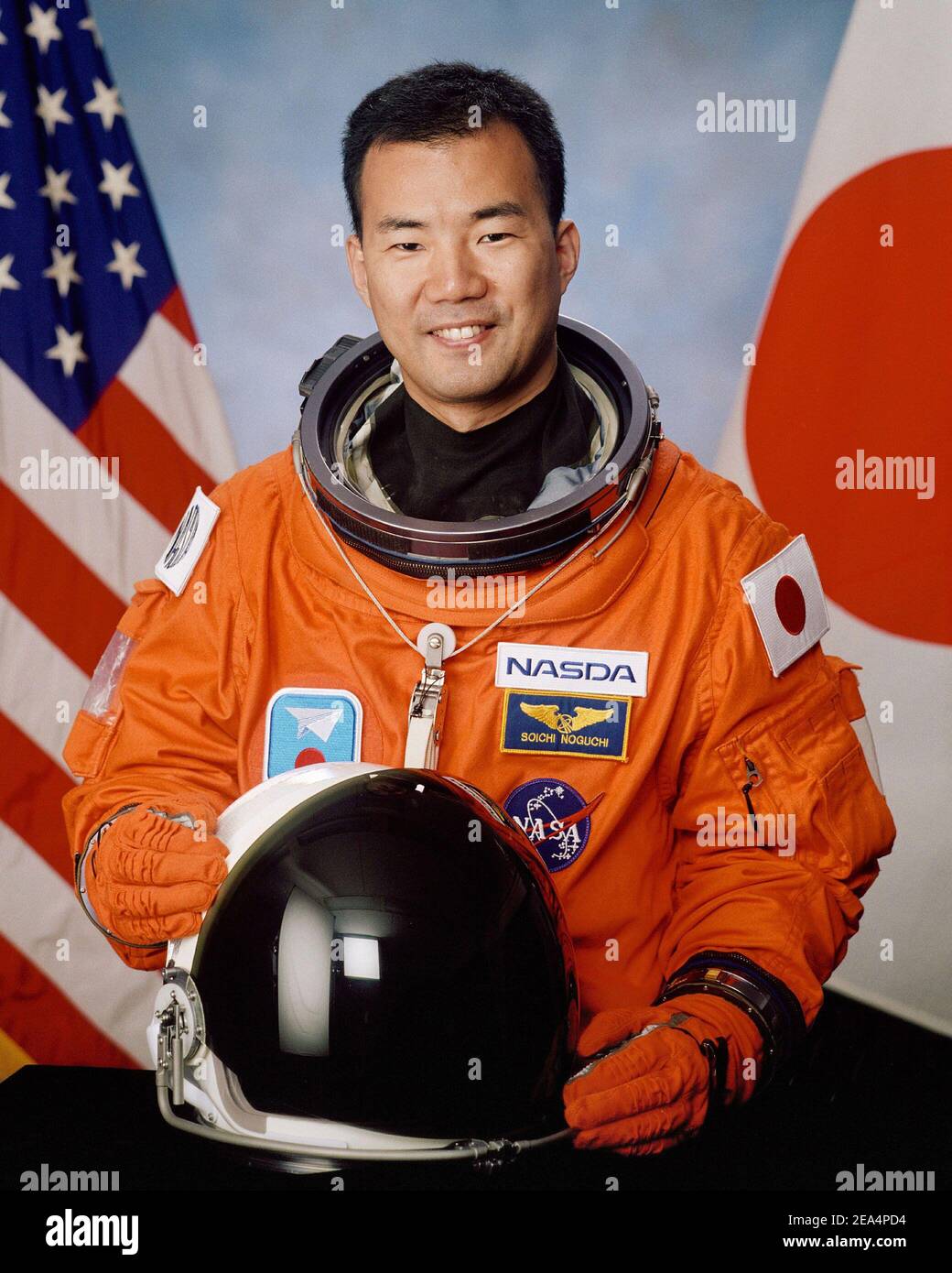Shuttle Discovery Astronaut Soichi Noguchi, Missionsspezialist der Japan Aerospace Exploration Agency (JAXA). NASA Foto Via ABACAPRESS.COM Stockfoto