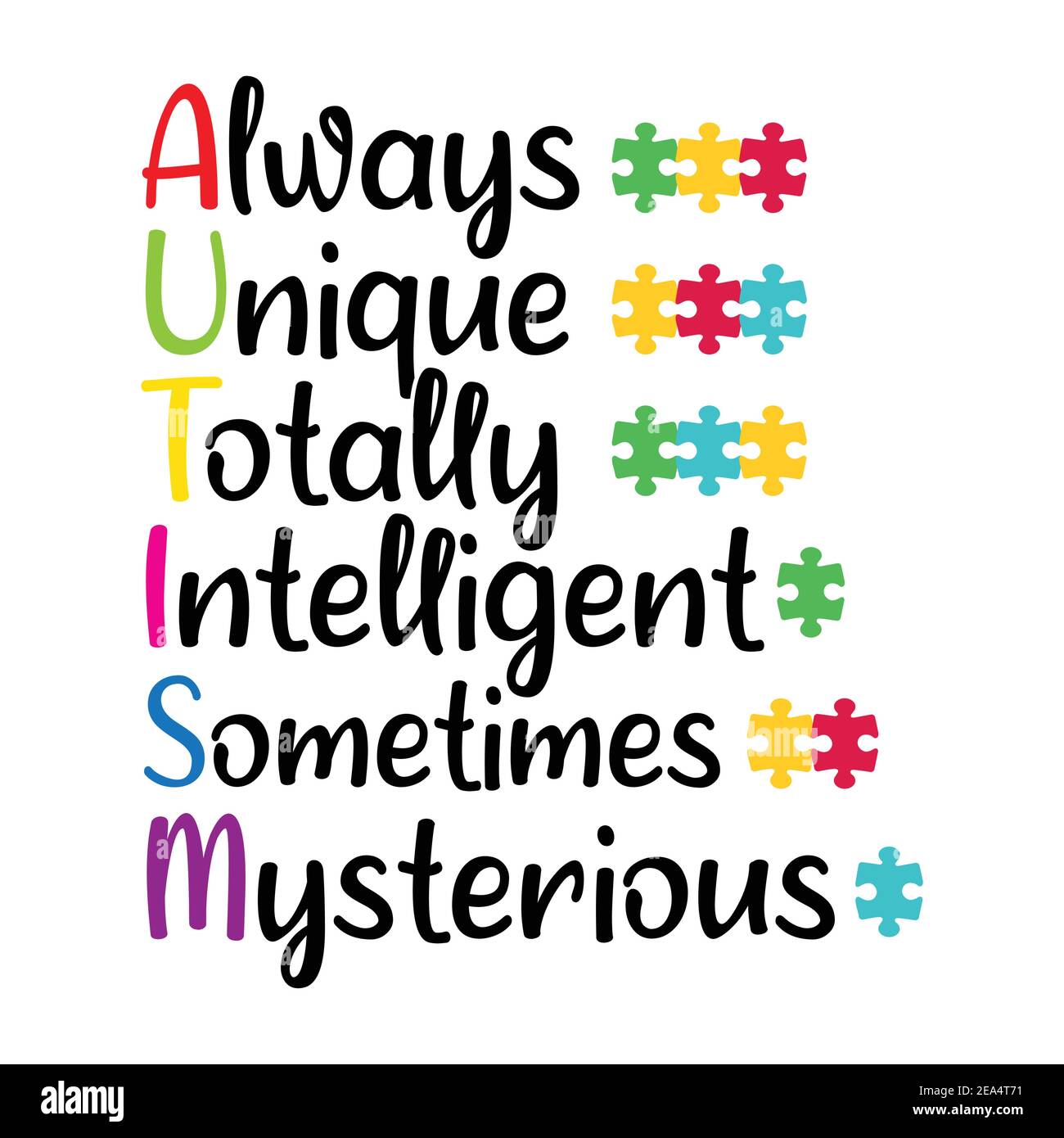 Immer Einzigartig Völlig Intelligent Irgendwann Geheimnisvoll Stock Vektor
