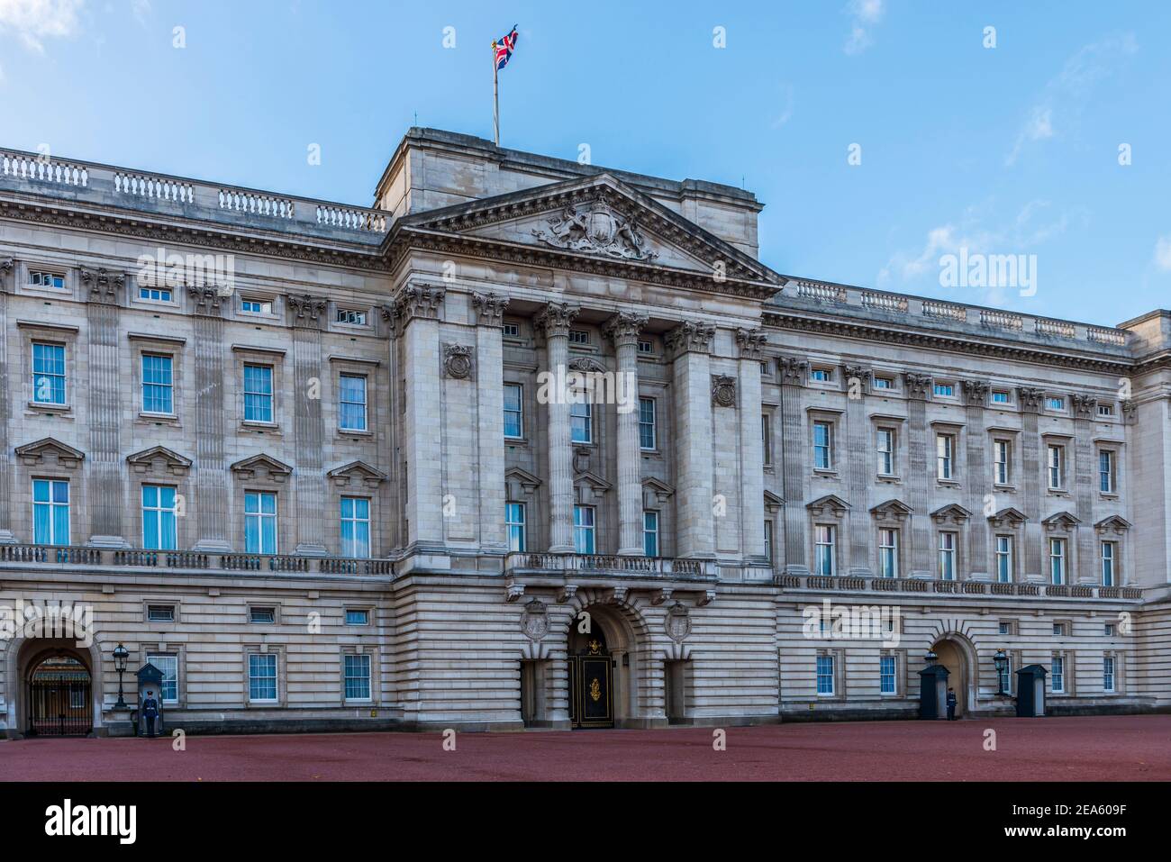 Uckingham Royal Palace in London, England, Vereinigtes Königreich Stockfoto