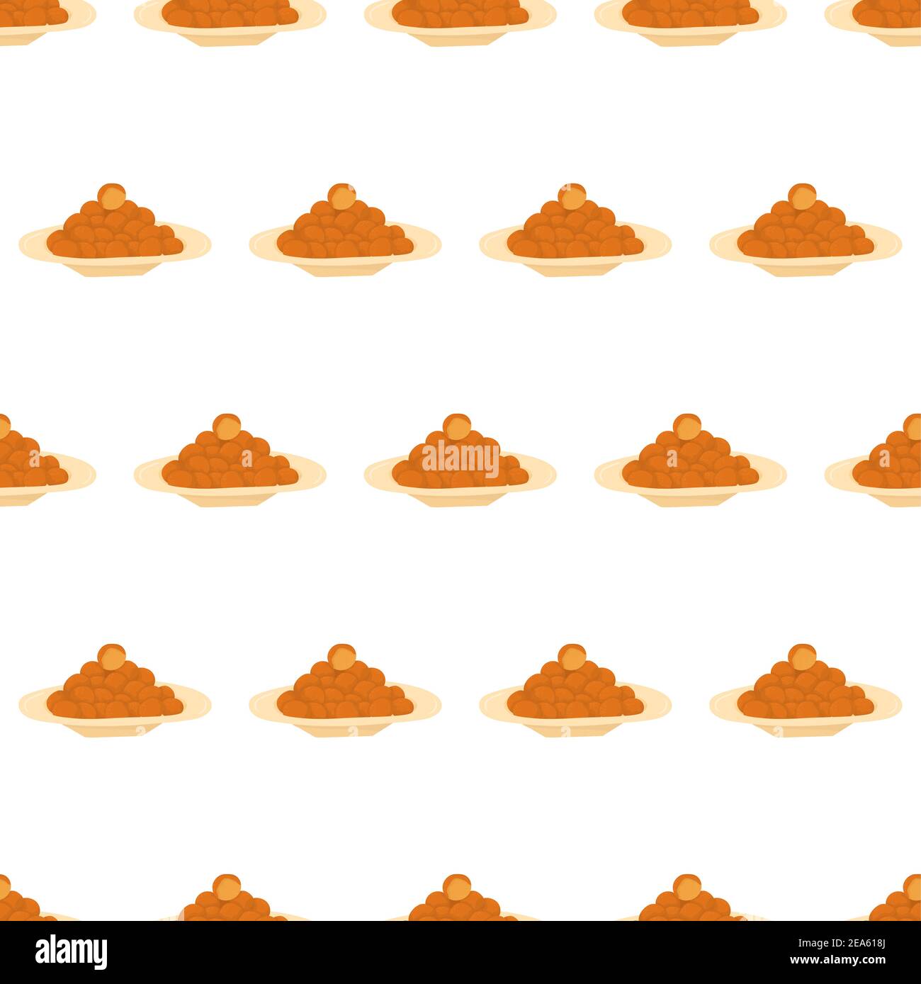 Falafel Nahtloses Muster im Cartoon-Stil. Traditionelles Abendessen. Stoffmuster. Stock Vektor