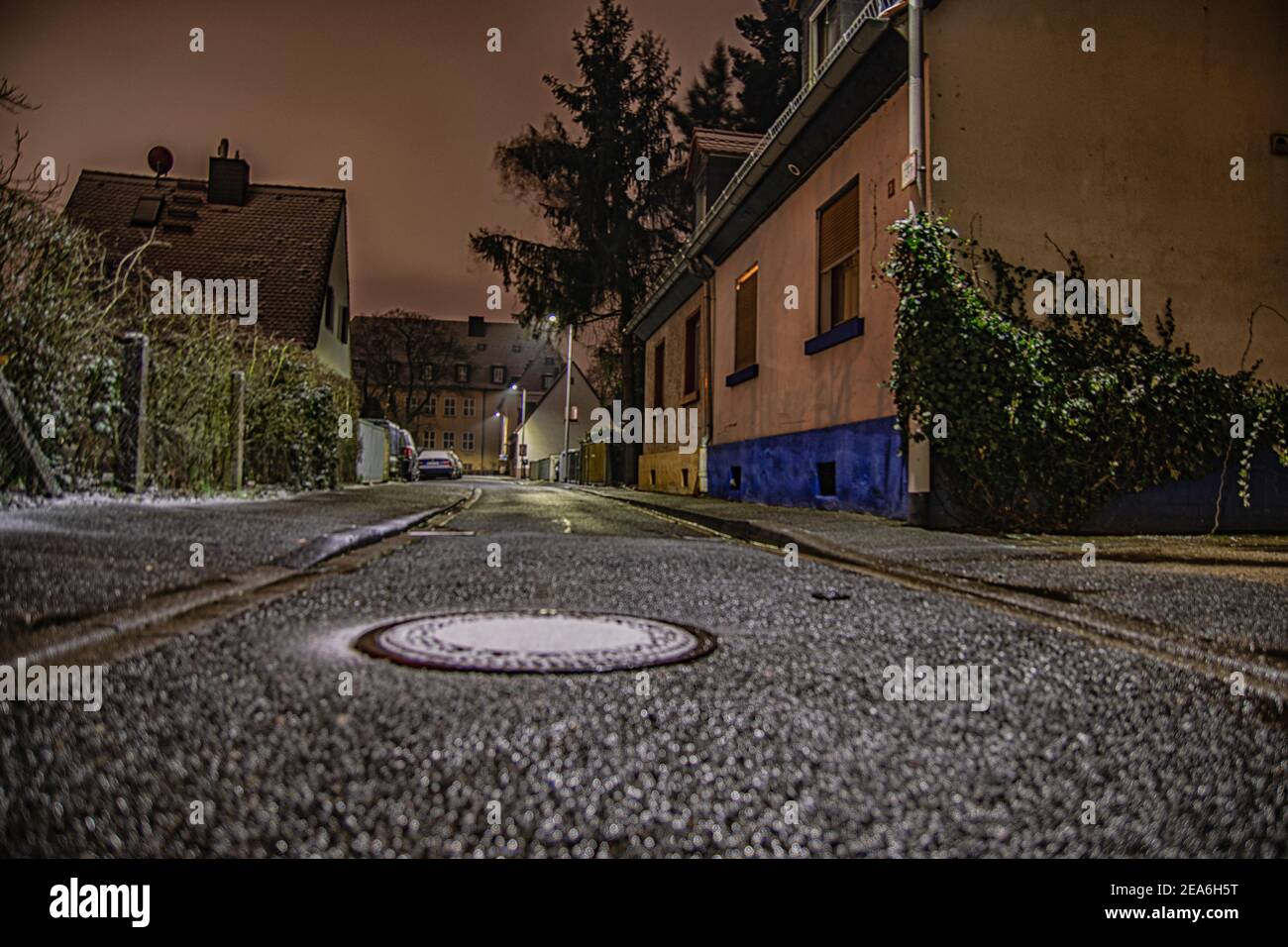 Darmstädter Nacht Stockfoto
