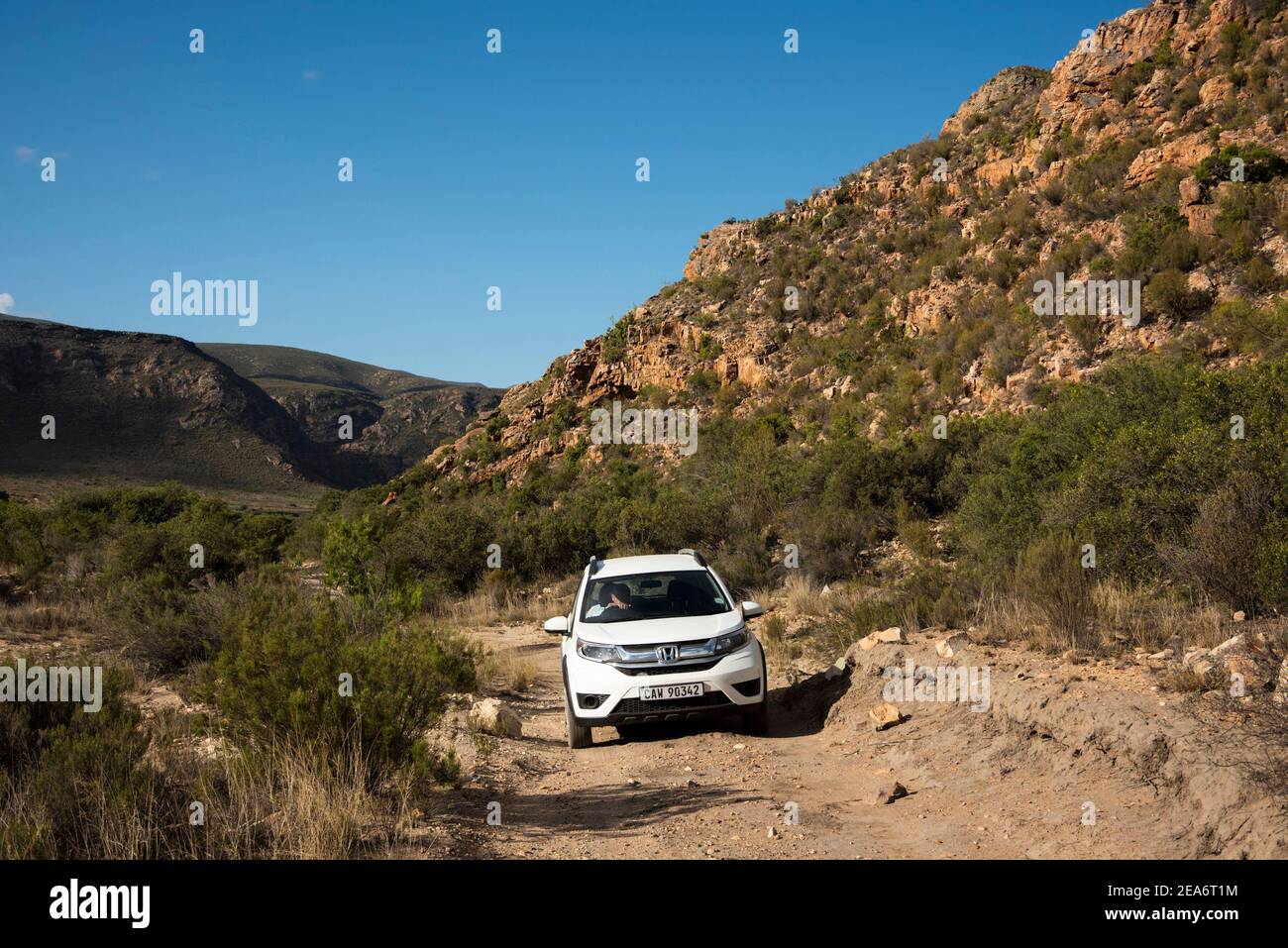 Fahren des Baviaanskloof, Südafrika Stockfoto