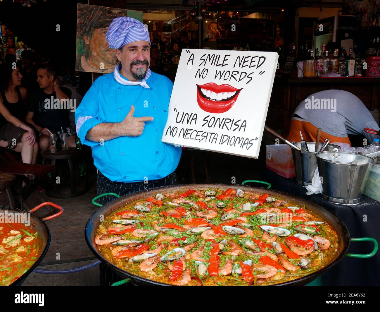 Street Foods JJ Market Bangkok Thailand Stockfoto