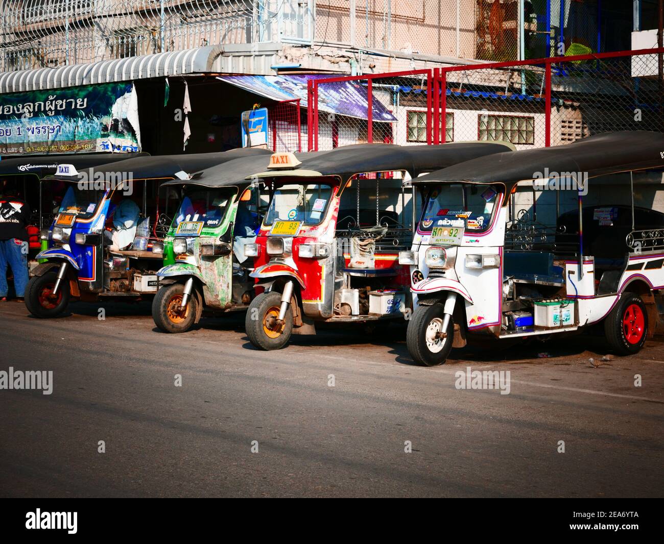 Bangkok Tuk Tuk Thailand Stockfoto