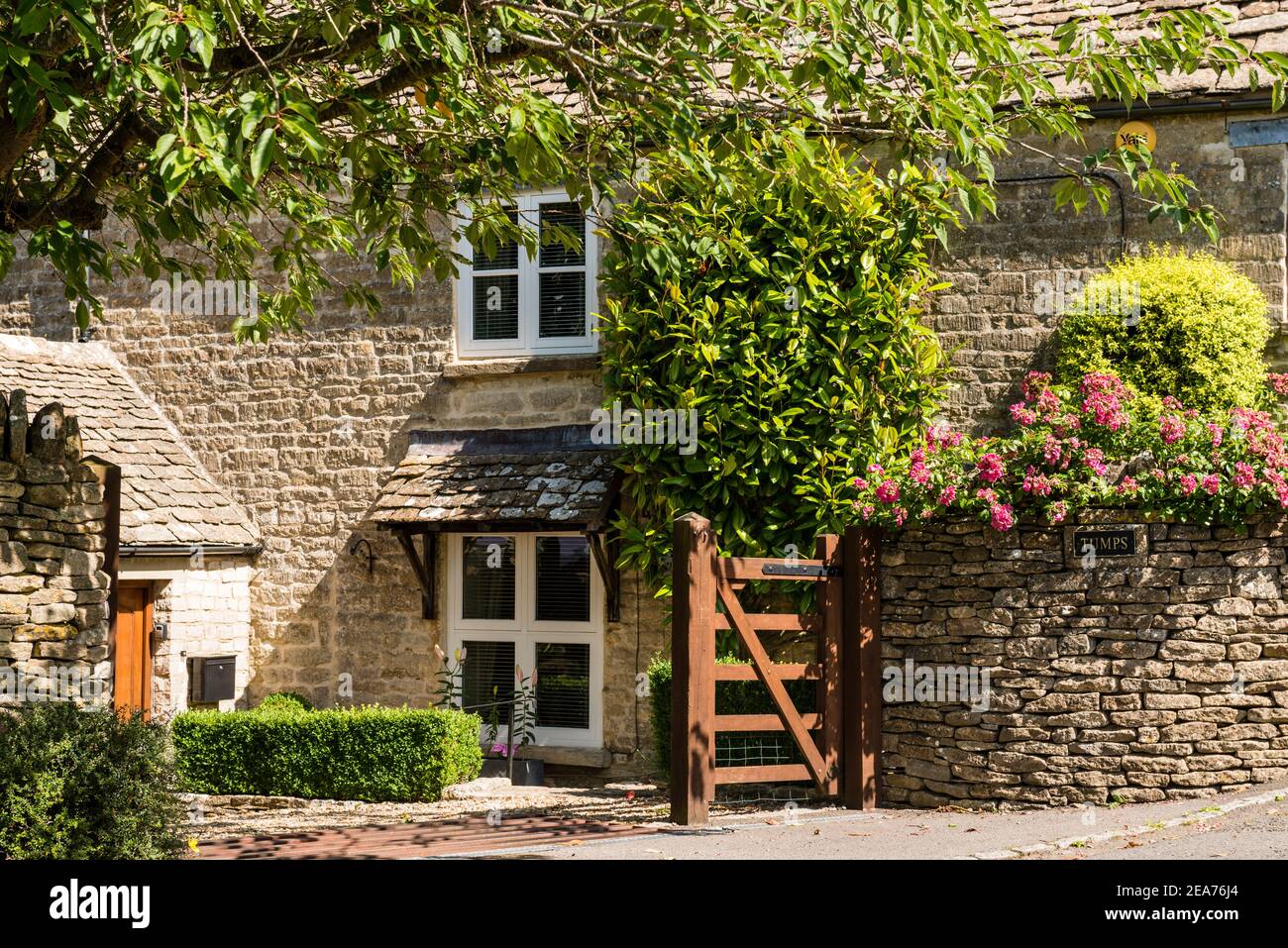 Cotswold Stone House, Amberley, Gloucestershire, Großbritannien Stockfoto