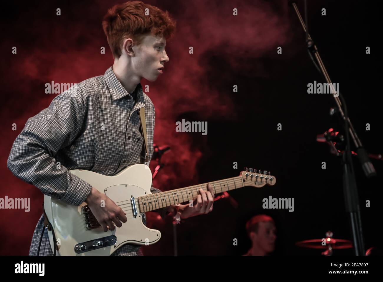 König Krule (richtiger Name Archy Marshall) Live auf der Bühne beim Field Day Festival 2013 Im Victoria Park in London Stockfoto