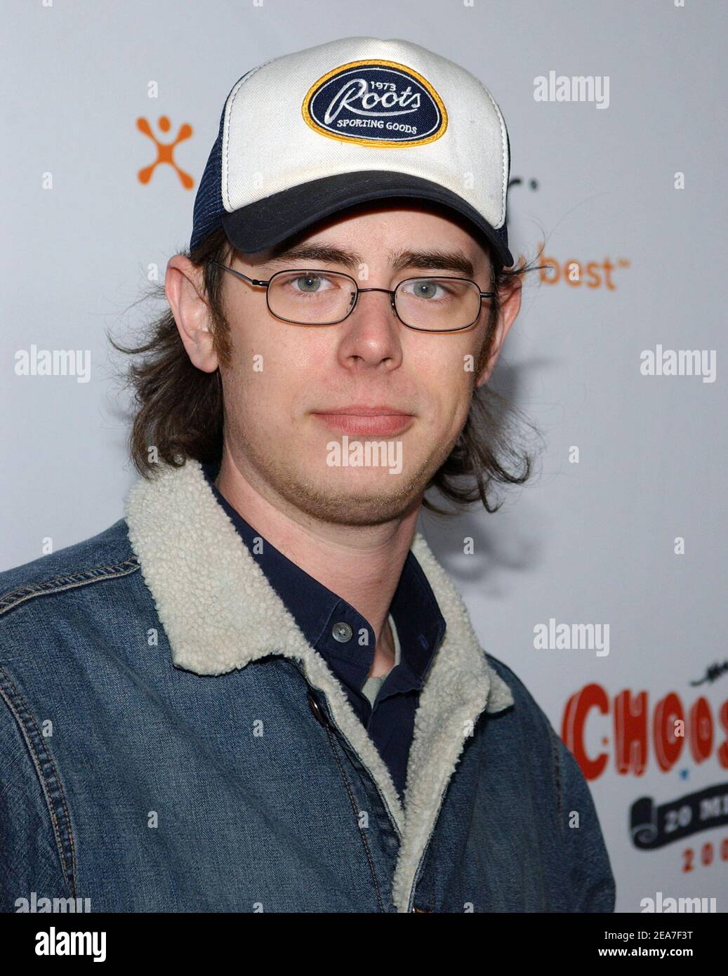 Colin Hanks kommt bei der jährlichen Rock the Vote Awards Zeremonie 11th an, die am Samstag, den 7. Februar 2004, im Hollywood Palladium in Los Angeles stattfindet. (Im Bild: Colin Hanks). Foto von Nicolas Khayat/ABACA. Stockfoto