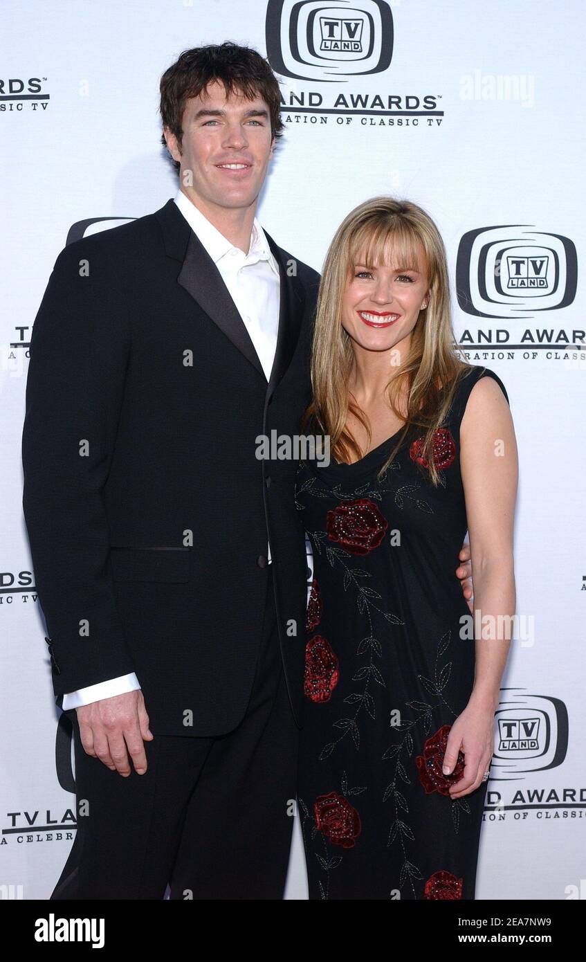 © Lionel Hahn/ABACA. 56949-32. Los Angeles-CA-USA. März 8, 2004. Trista Rehn und Ryan Sutter nehmen an den Annual TV Land Awards 2nd im Hollywood Palladium Teil. Stockfoto