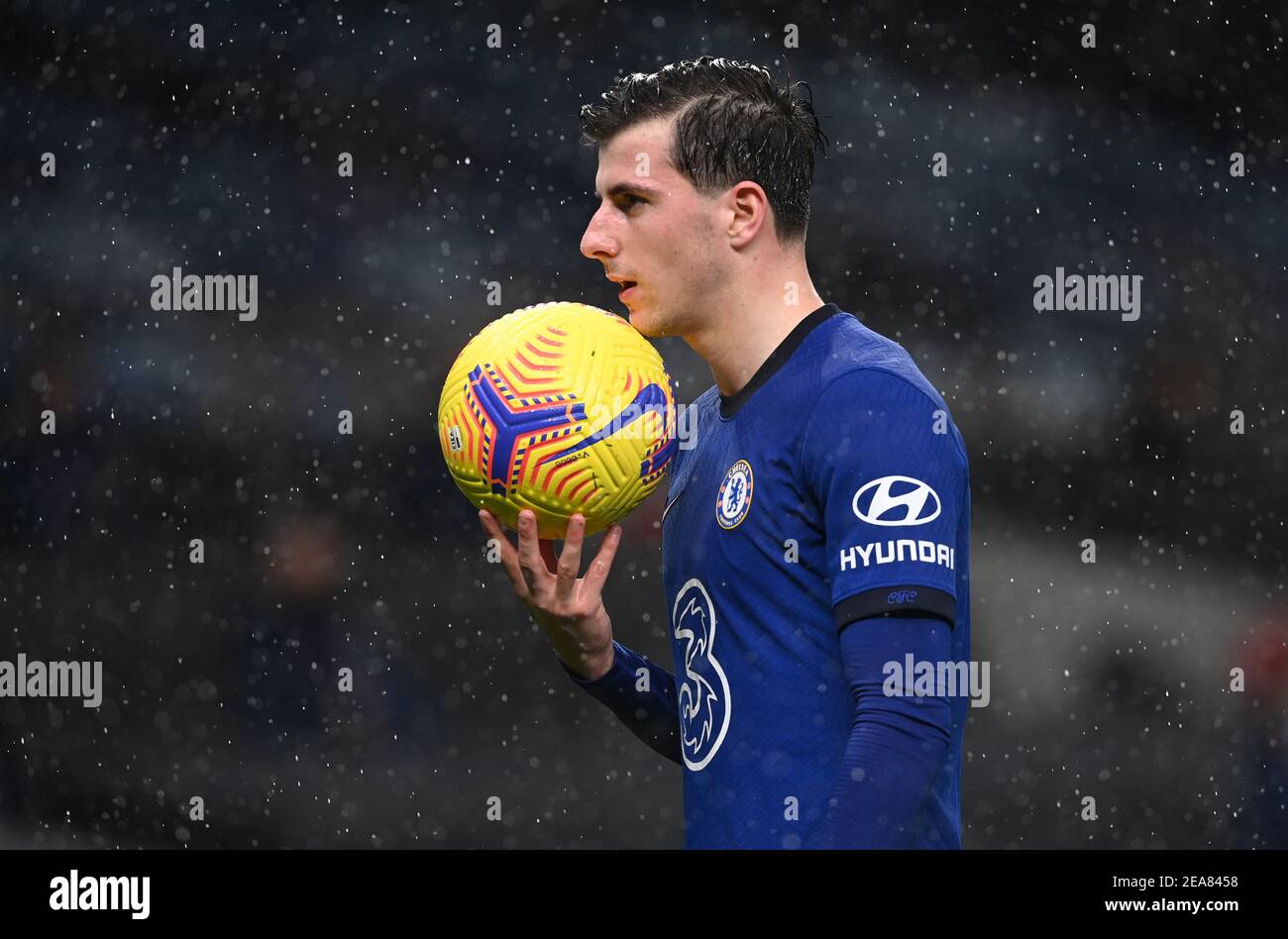 Chelsea's Mason Mount während des Premier League-Spiels im Tottenham Hotspur Stadium, London. Bilddatum: Donnerstag, 4. Februar 2021. Stockfoto