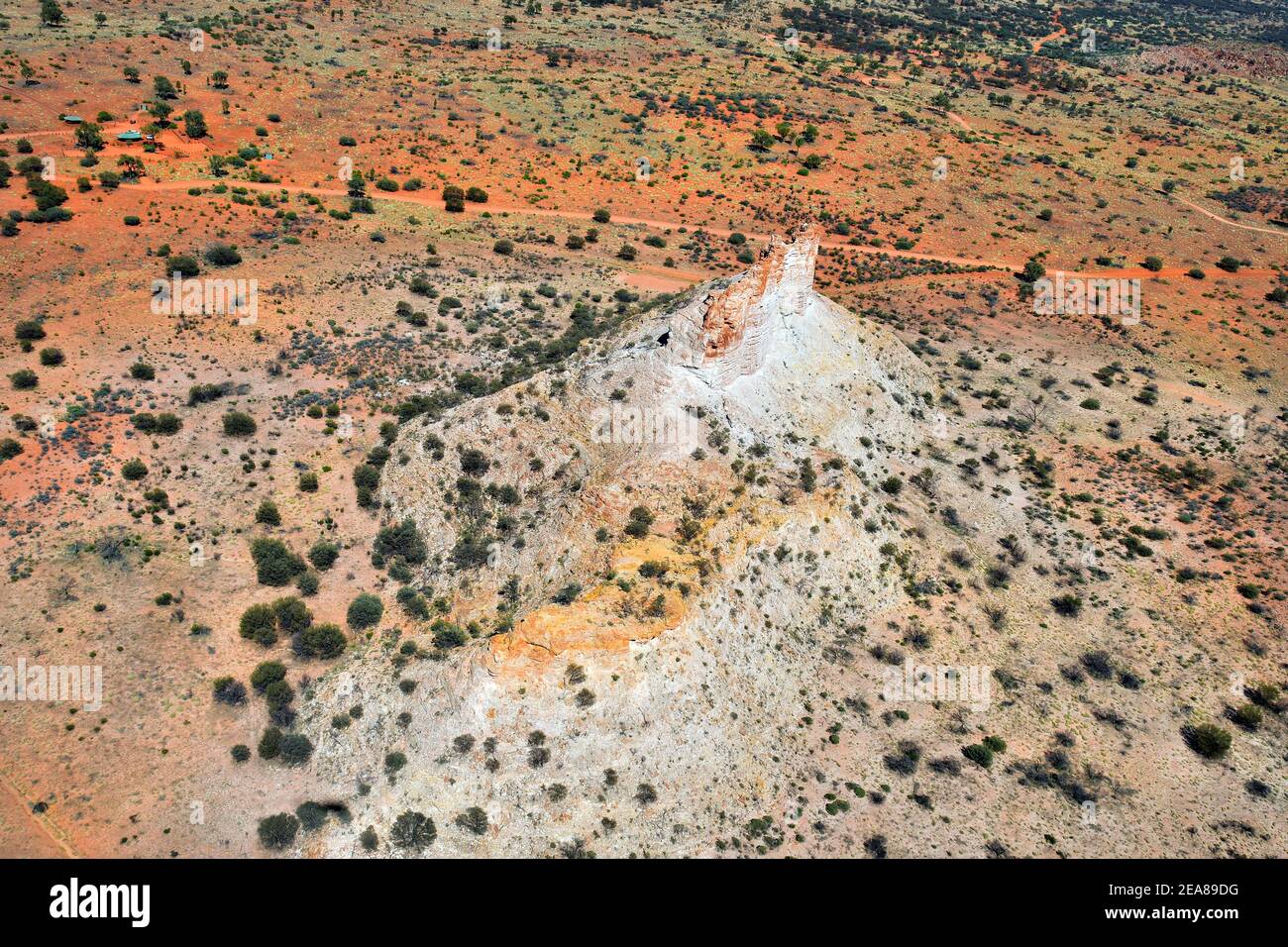 Australien, NT, Kammern Säule Historische finden Stockfoto