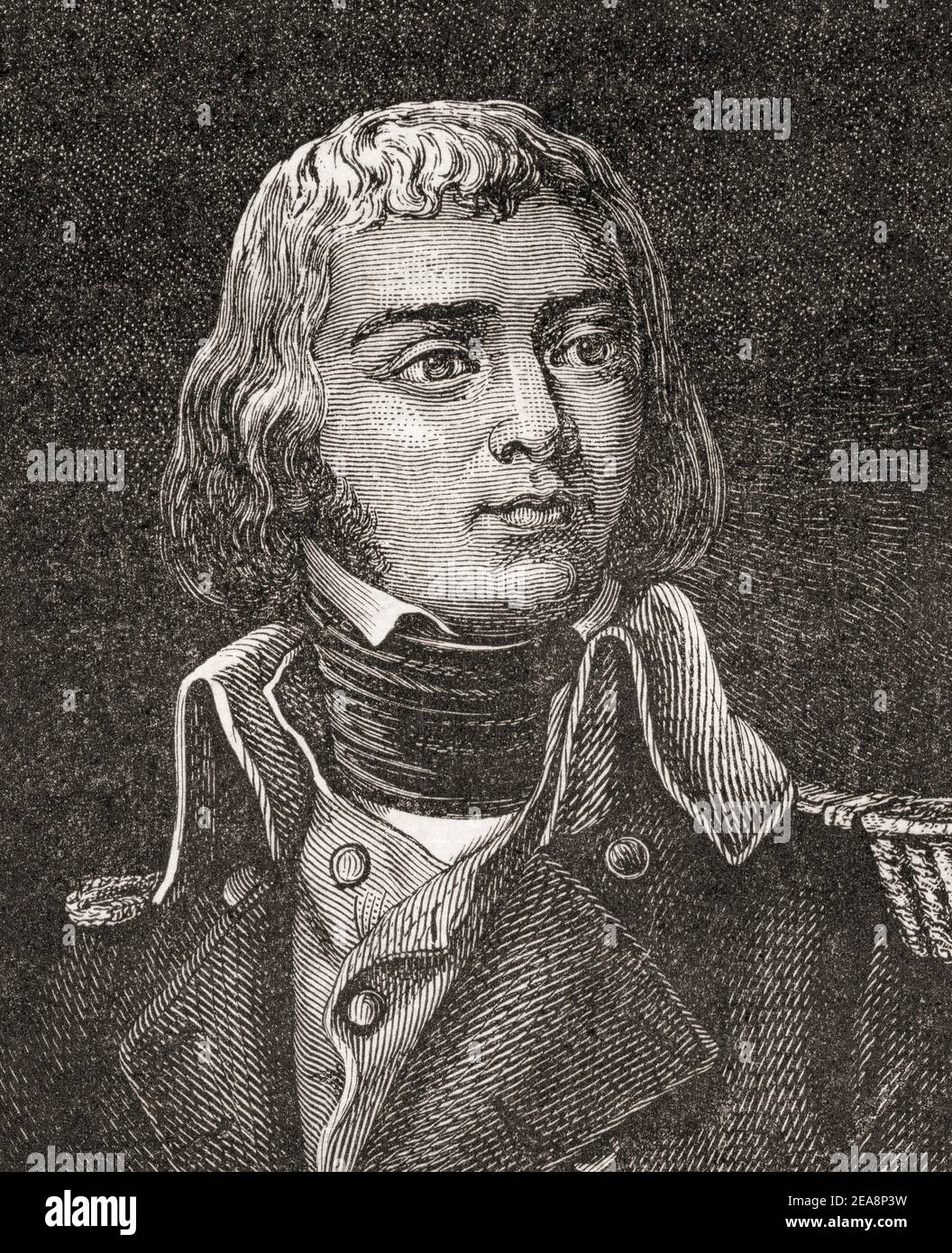 Étienne Jacques Joseph Alexandre MacDonald, 1st Herzog von Taranto, 1765 – 1840. Marschall des Imperiums und militärischer Führer während der französischen revolutionären und napoleonischen Kriege. Stockfoto