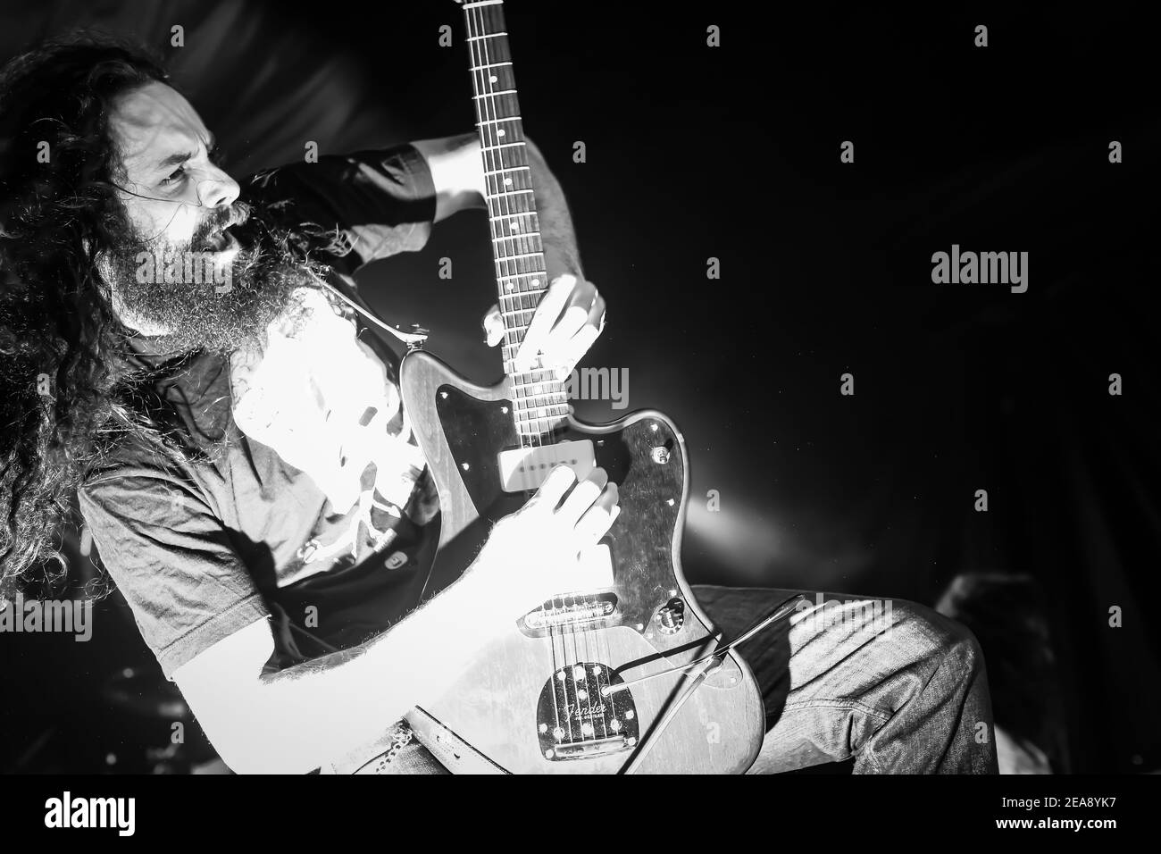 Kanadische 6-köpfige Rockband Your Favorite Enemies live auf der Bühne Auf der Concorde 2 beim Great Escape Festival 2013 in Brighton Stockfoto