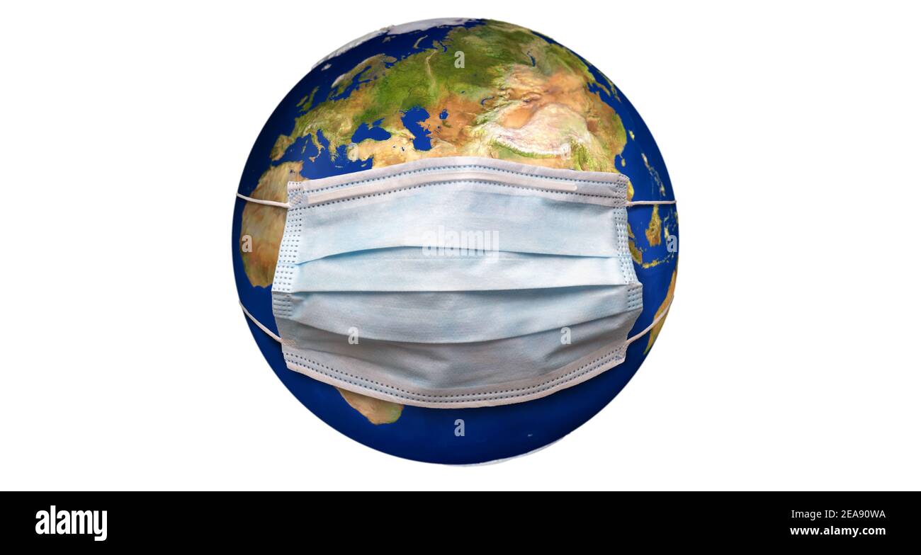 Symbolbild zur Corona Pandemie Stockfoto