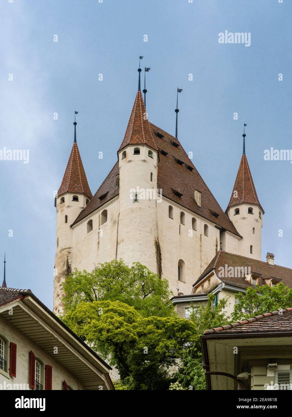 Schloss Thun Stockfoto