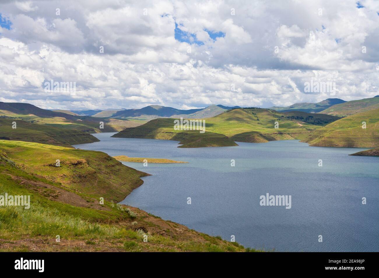 Katse Mutter in Lesotho Stockfoto