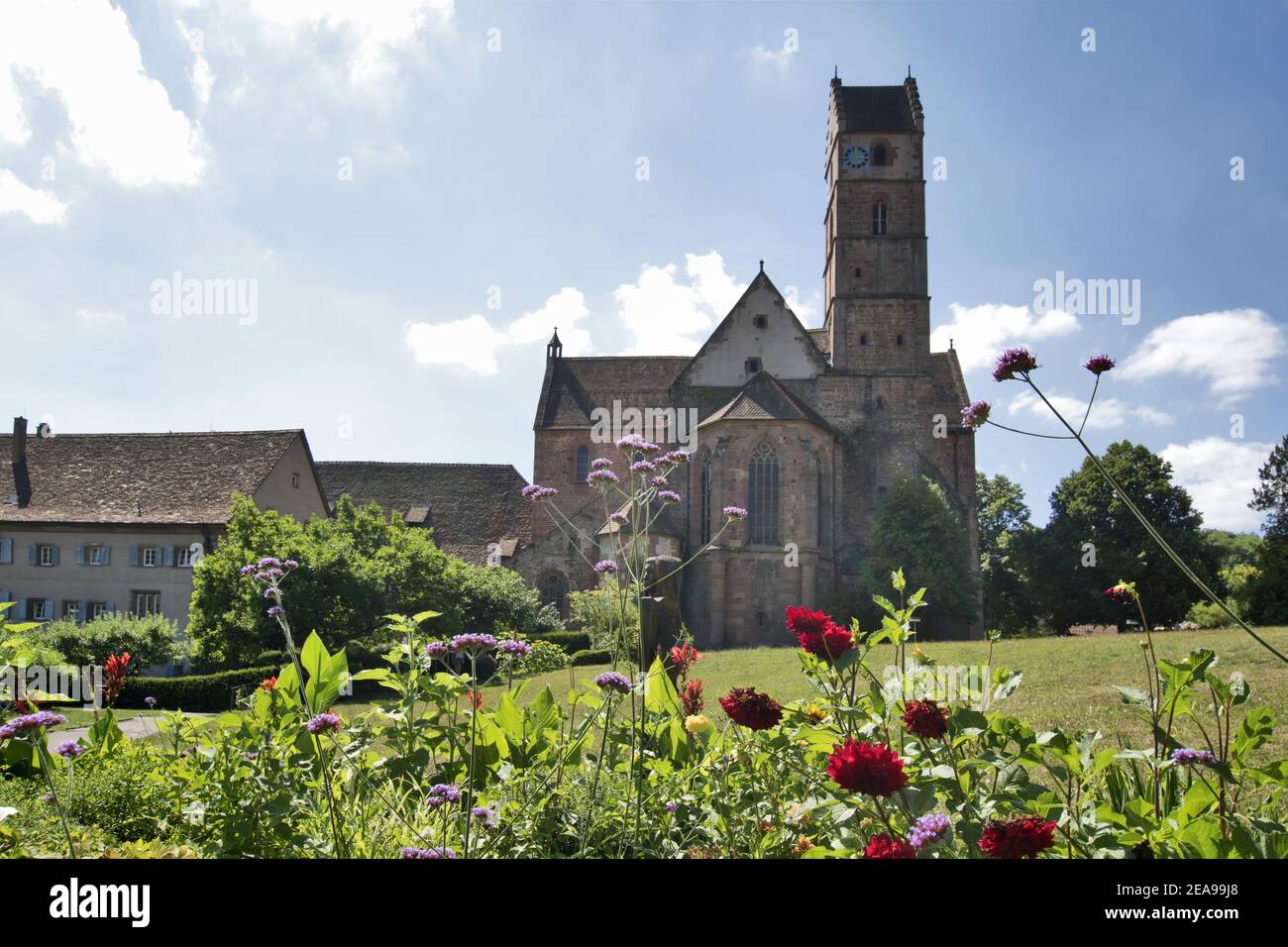 Kloster Alpirsbach ist ein ehemaliges Kloster und Seminar in Alpirsbach in Baden-Württemberg. Stockfoto