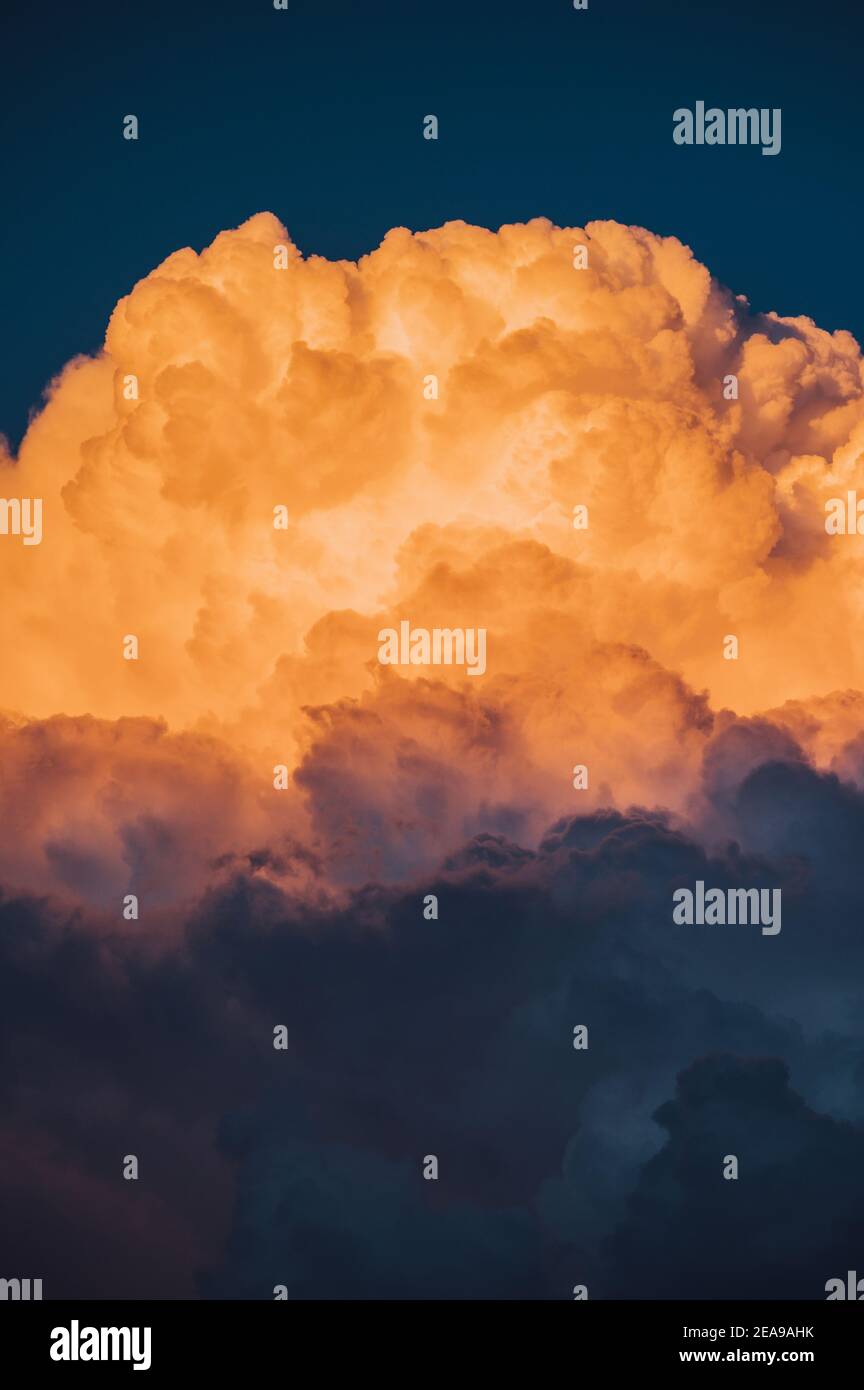 Gewitterwolken Stockfoto