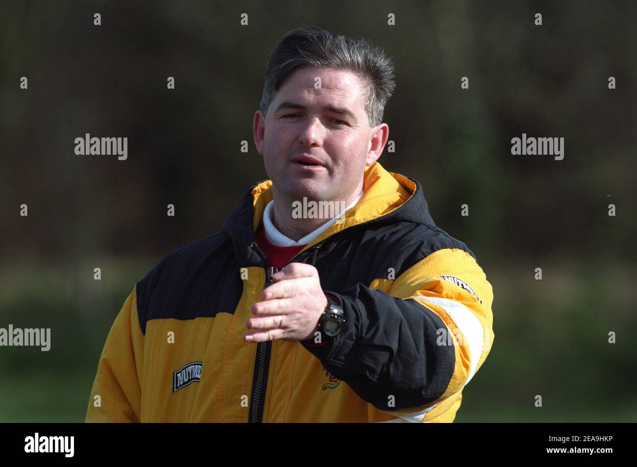 Wolverhampton Wanderers Football Club Jugend Team Academy Direktor Chris Evans. Stockfoto