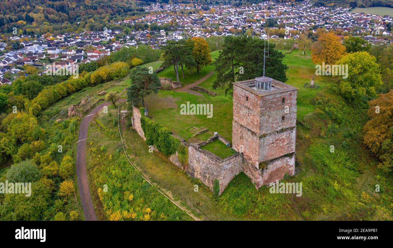 Schloss Siersberg bei Rehlingen-Siersburg, Saarland. Deutschland Stockfoto