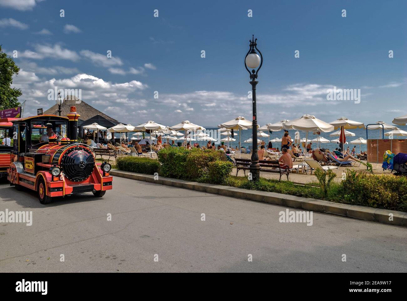 Bulgarische Schwarzmeerküste Resort Golden Sands. Stockfoto