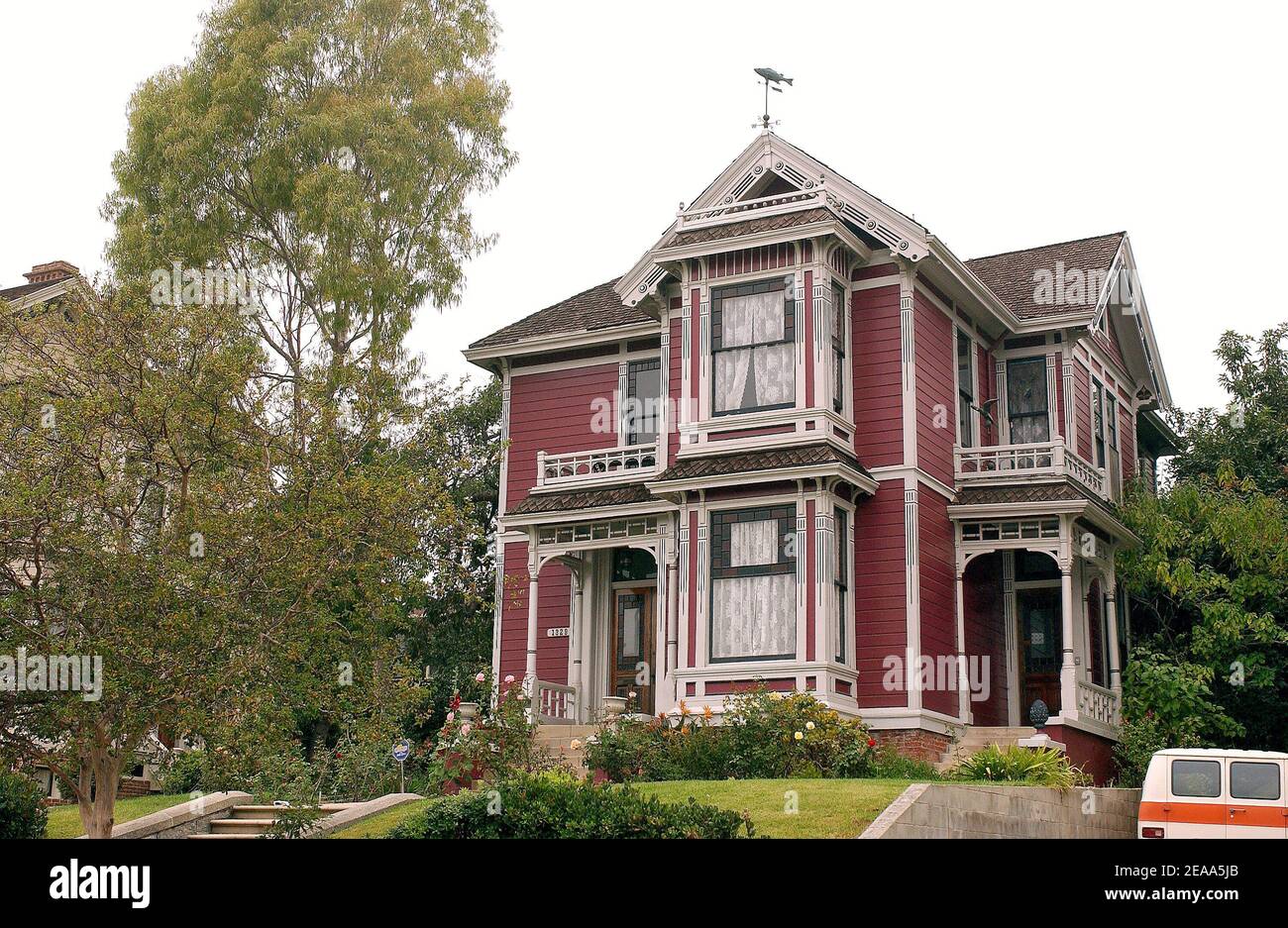 Das Bild des viktorianischen Hauses, das am 2005. Oktober in Los Angeles,  CA, in der Fernsehserie 'Charmed' als Wohnhaus der Halliwell-Familie  genutzt wurde. Foto von Lionel Hahn/ABACAPRESS.COM Stockfotografie - Alamy