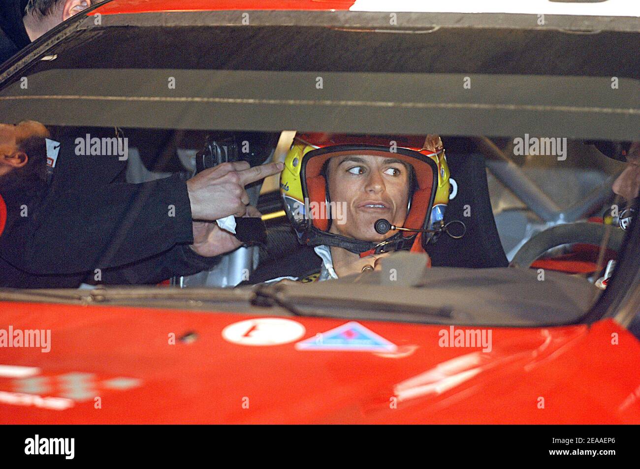 Die französische Tennisspielerin Amelie Mauresmo beim Rennen der Champions im Stade de France bei Paris, Frankreich, am 3. Dezember 2005. Foto von Giancarlo Gorassini/Cameleon/ABACAPRESS.COM Stockfoto