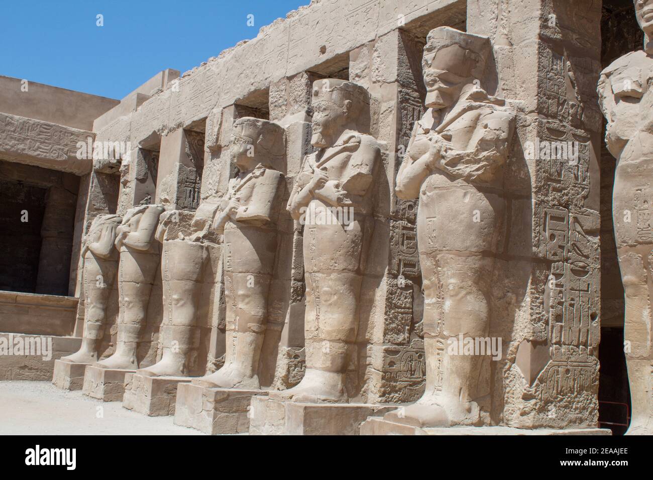Karnak Tempel, Luxor, Ägypten Stockfoto