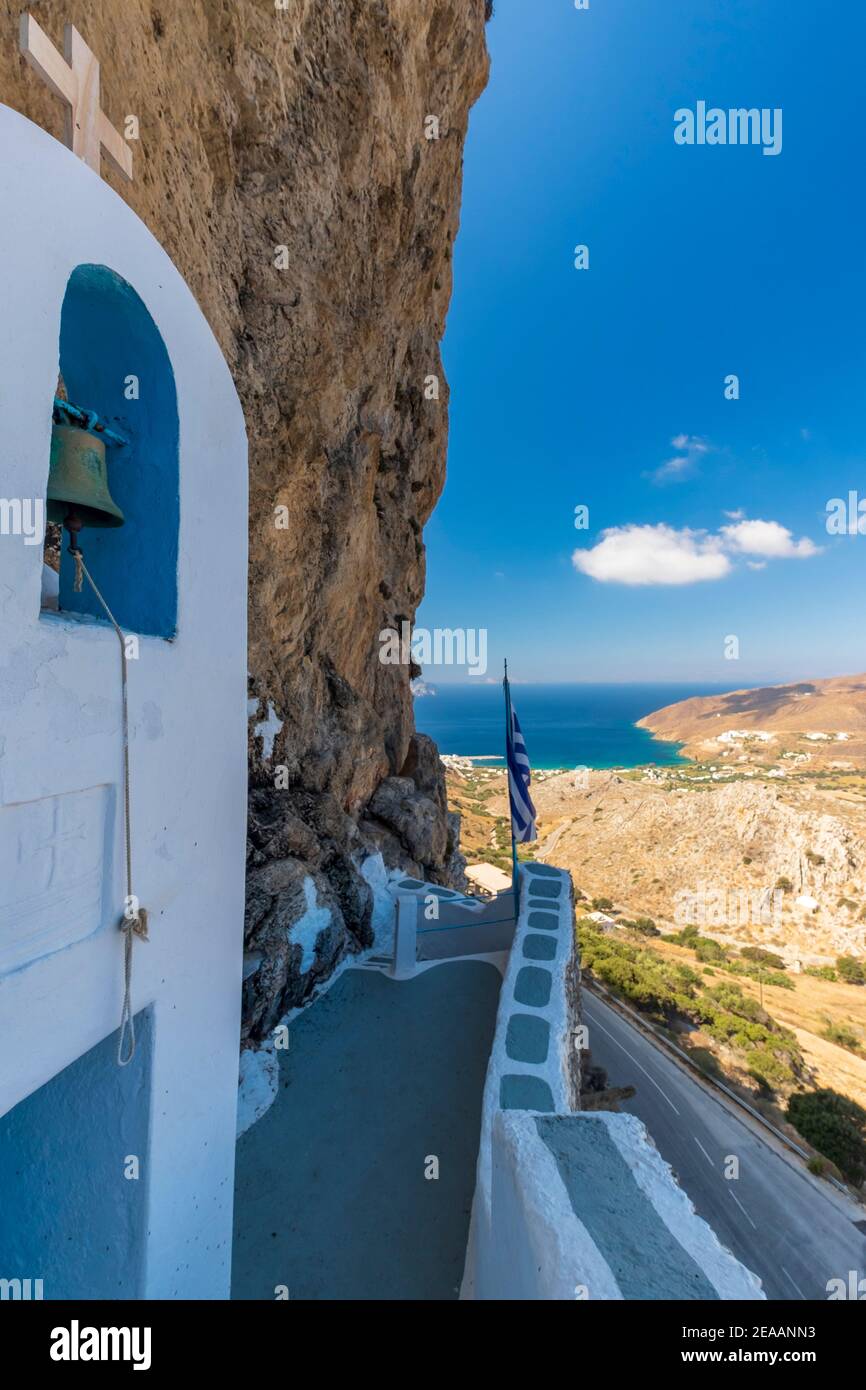 Insel Amorgos. Kykladen Inseln. Griechenland Stockfoto