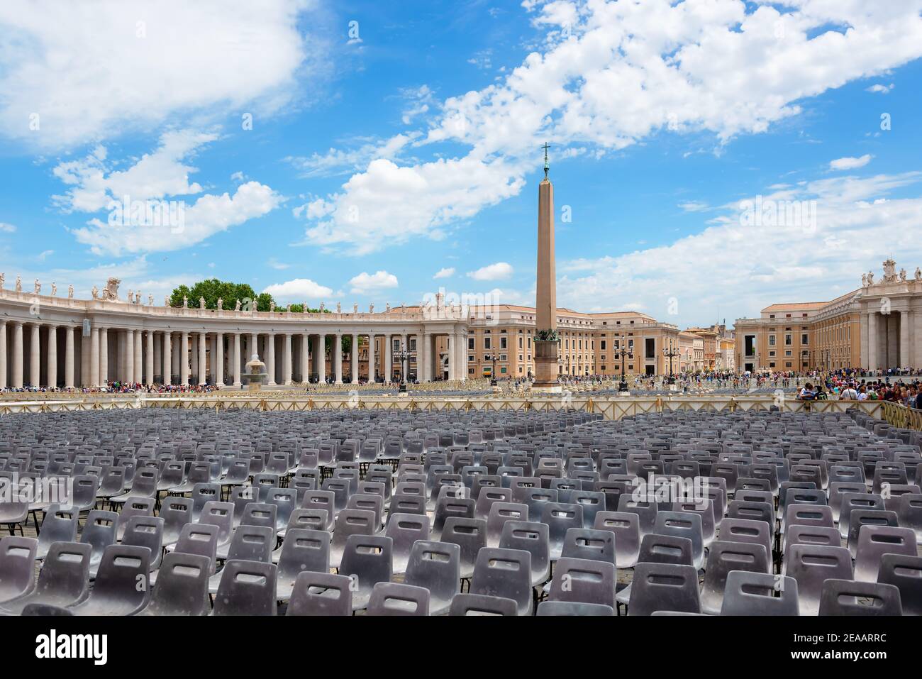 Vatikanstadt, 17. Juni 2016 - Morgen in St. Peter's Square Stockfoto