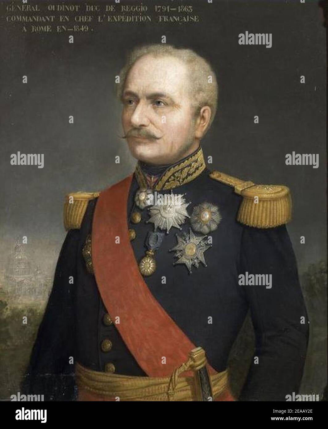 Guédy - Nicolas-Charles-Victor Oudinot (1791-1863), duc de Reggio. Stockfoto