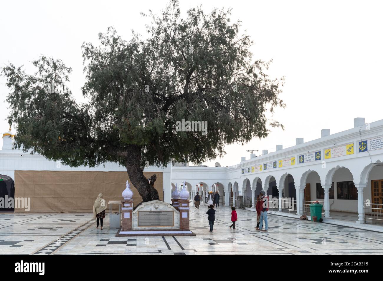 Gurdwara Janam Asthan, Nankana Sahib, Punjab, Pakistan Stockfoto