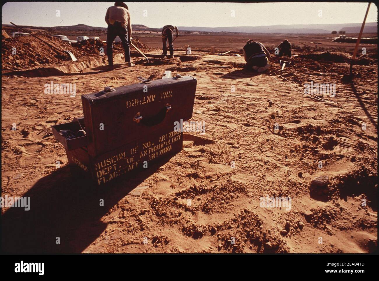 Navaho Arbeiter in Four Corners Kraftwerk auf Navaho Reservation. Das Werk ist im Besitz von Arizona Public Services und fünf anderen Unternehmen (4265753793). Stockfoto