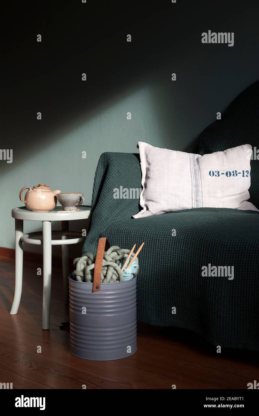 DIY im Herbst Stockfoto