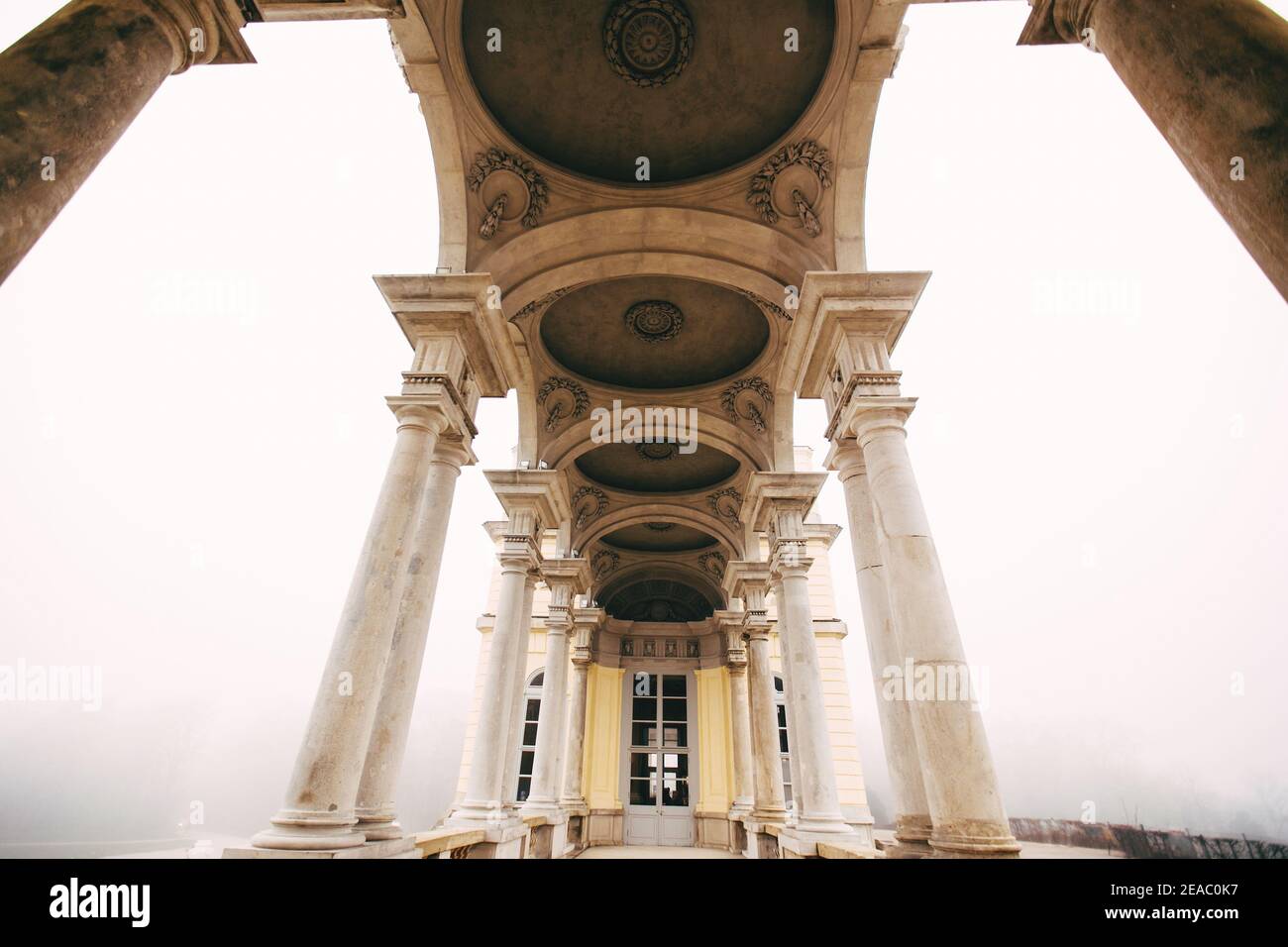Schloss Schönbrunn in Wien. Arch-Architektur. Sommerhaus Stockfoto