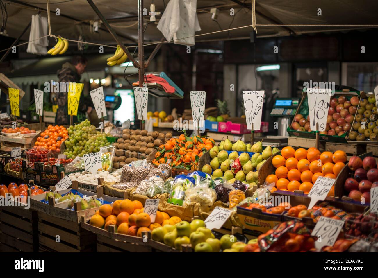 Gemüsemarkt in Venedig Stockfoto