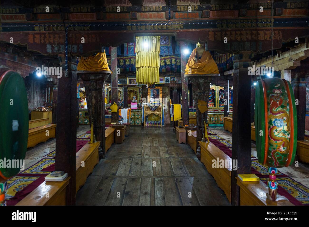 Das Kloster Thikse Gompa Stockfoto