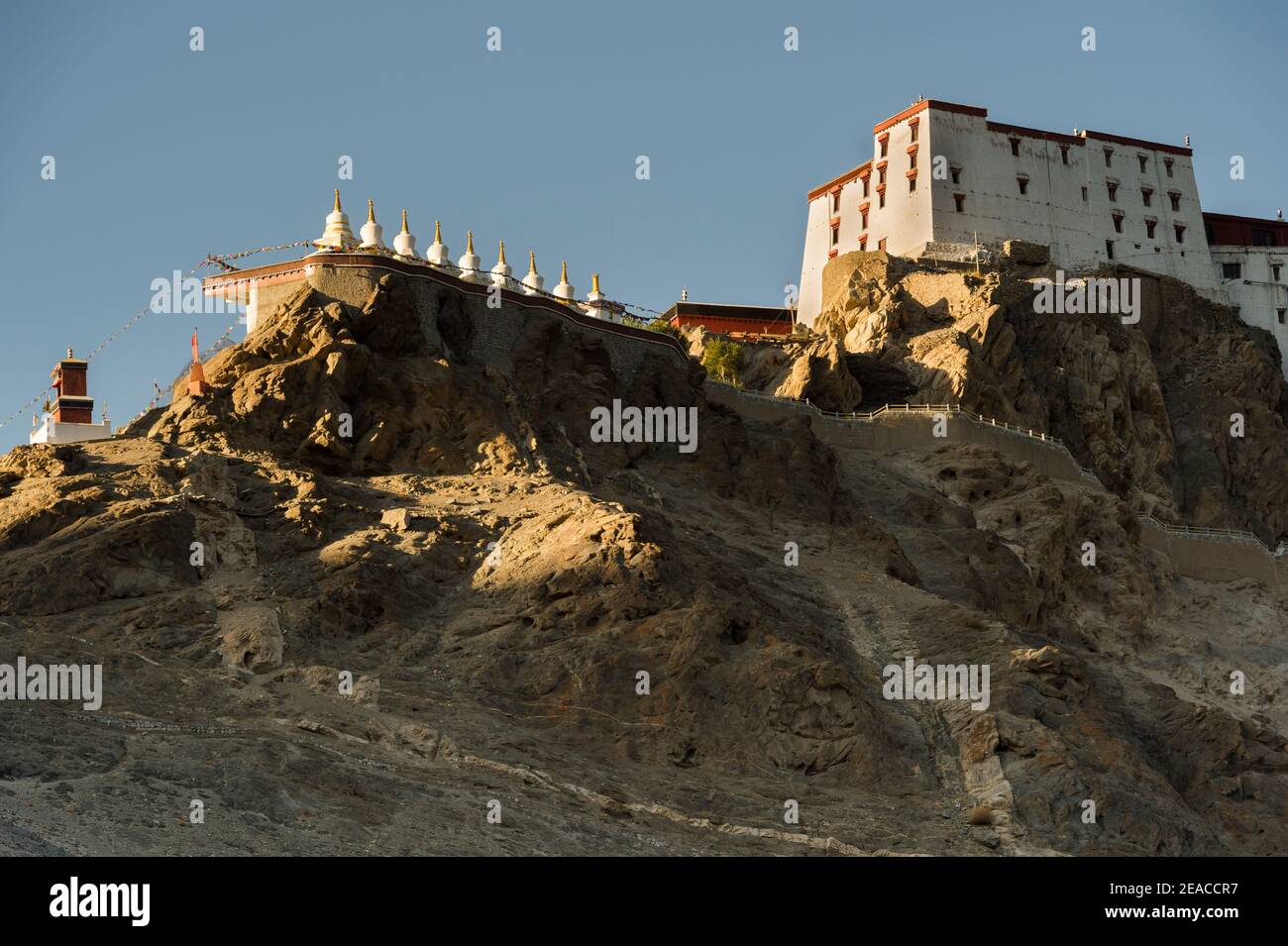 Das Kloster Thikse Gompa Stockfoto