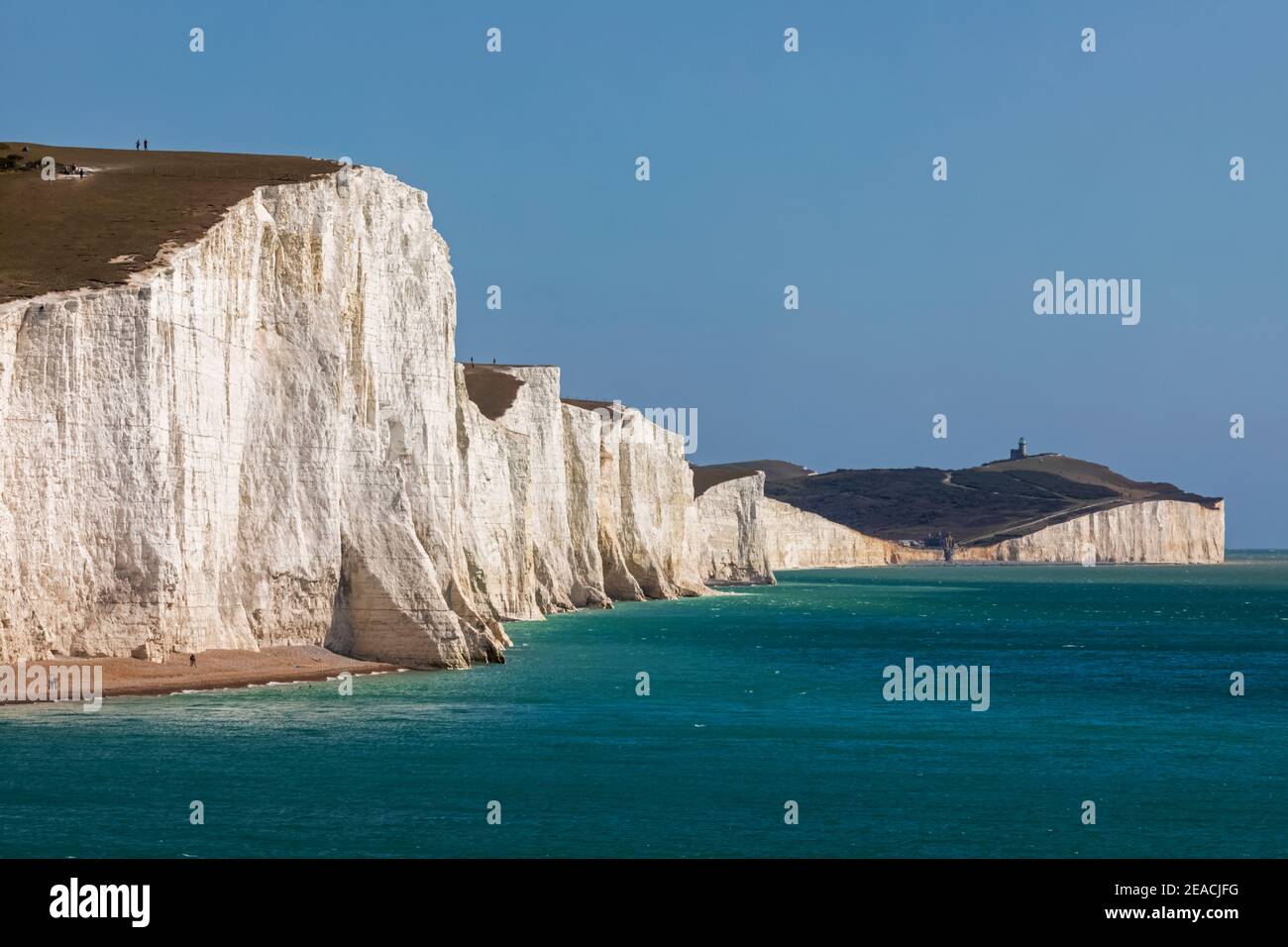 England, East Sussex, Eastbourne, The Seven Sisters Cliffs Stockfoto