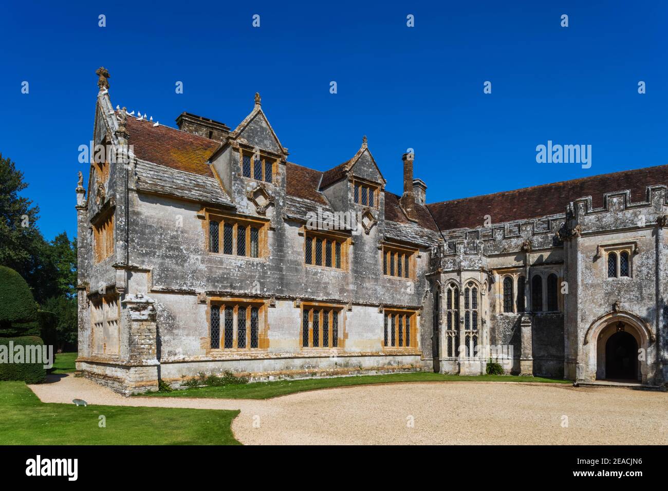 England, Dorset, Dorchester, Athelhampton House Herrenhaus und Gärten Stockfoto