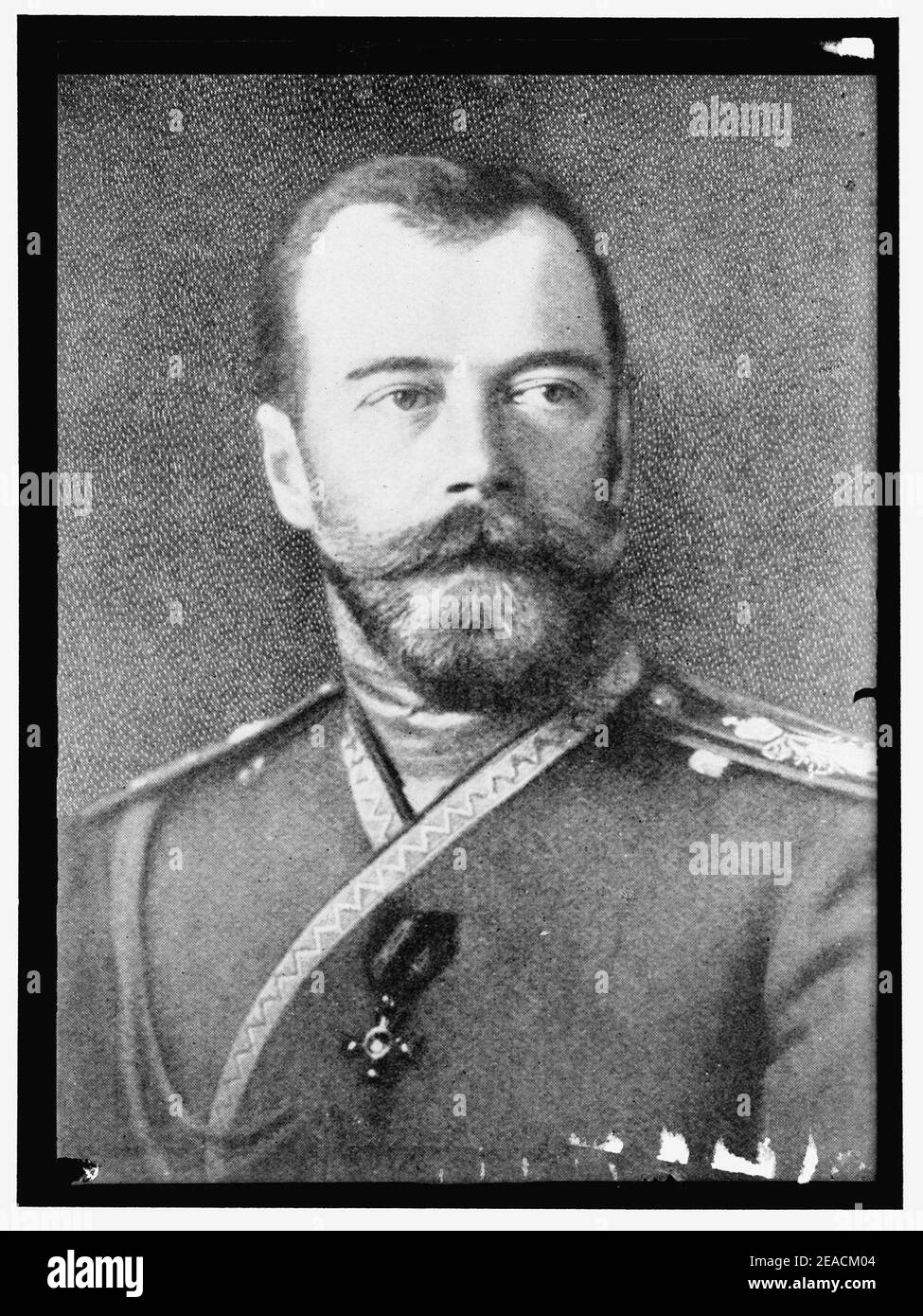 Nikolaus II., H.I.M. Zar von Russland Stockfoto