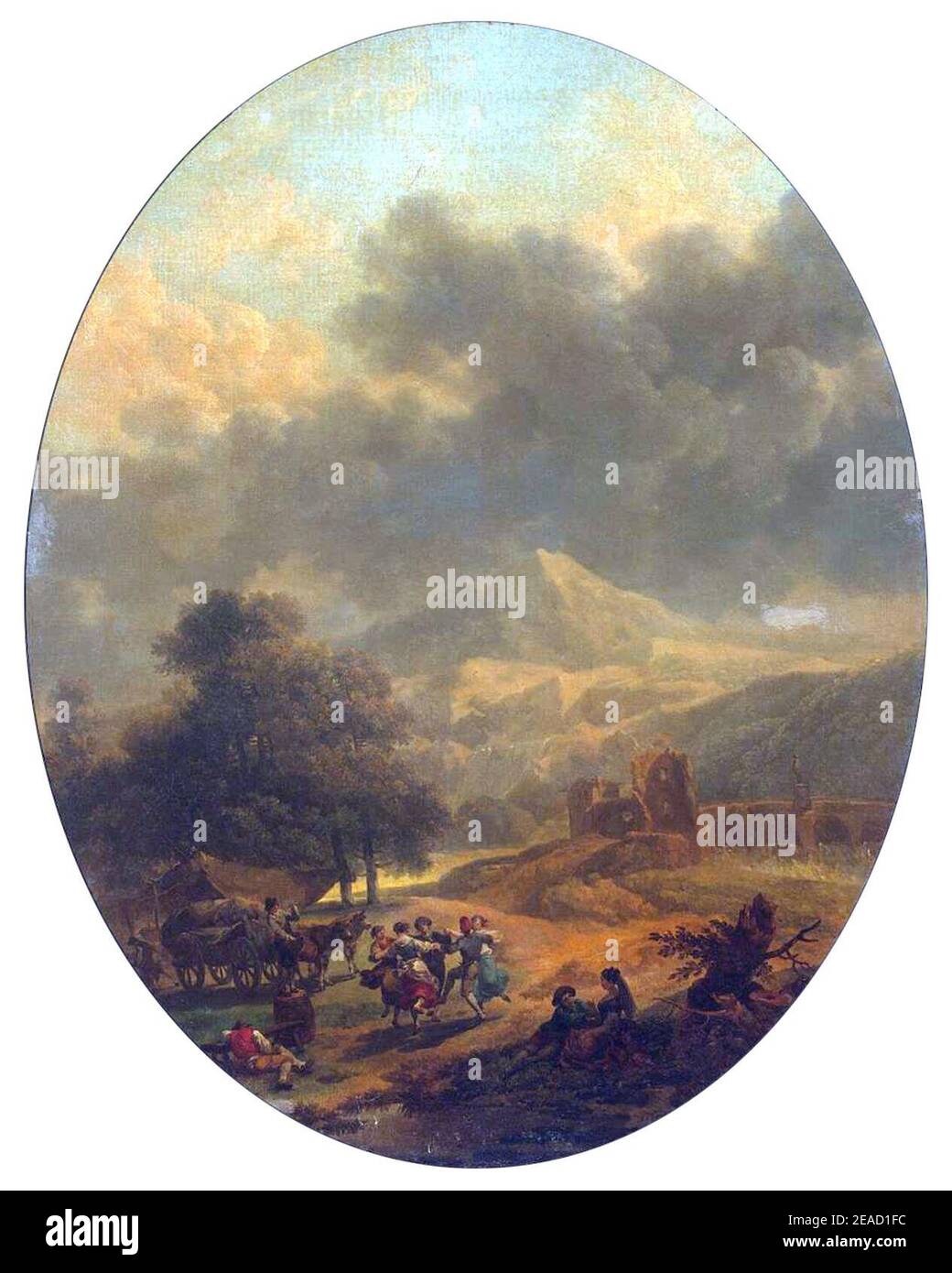 Nicolas-Antoine Taunay - Landschaft Auf Dem Land - Stockfoto