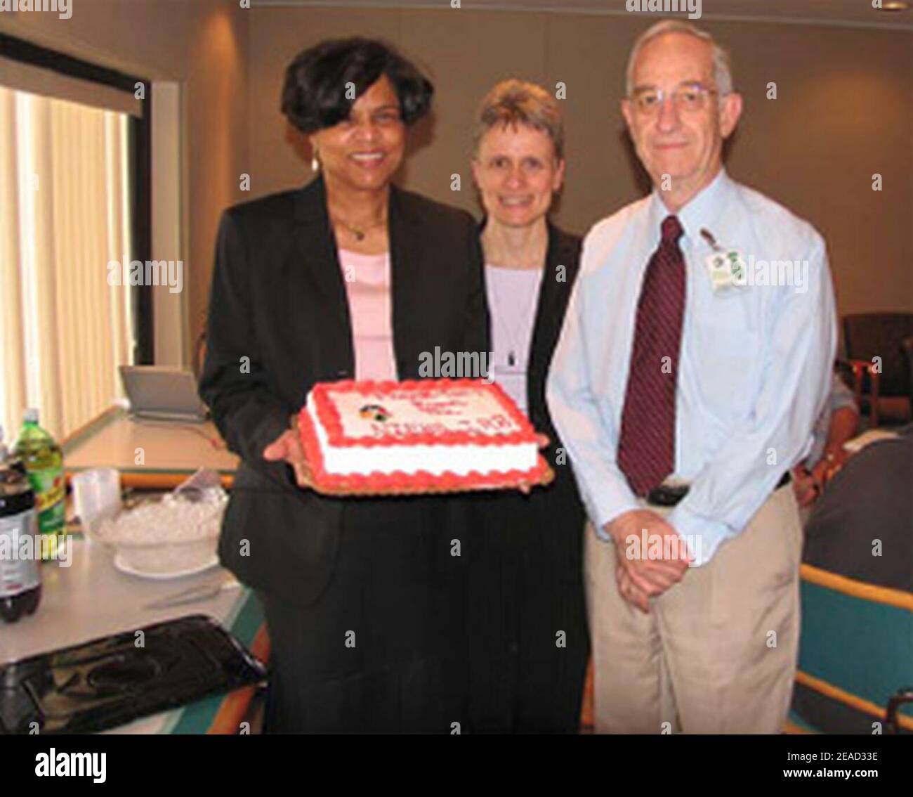 NIEHS IRB-Mitglieder Marian Johnson-Thompson, Stephanie London und Ernest Kraybill. Stockfoto