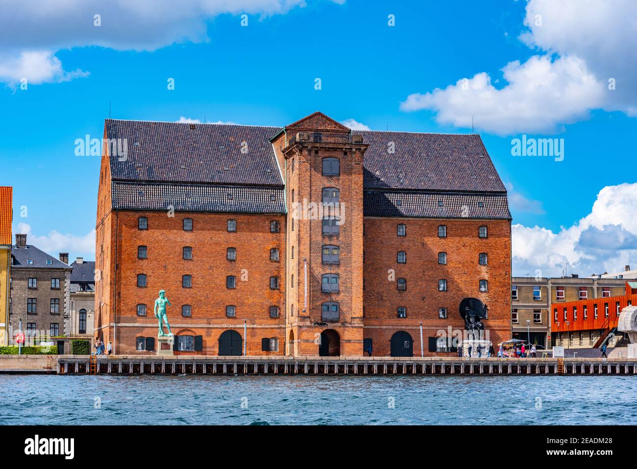 Gebäude der königlichen Kunstsammlung im Zentrum von Kopenhagen, Dänemark. Stockfoto
