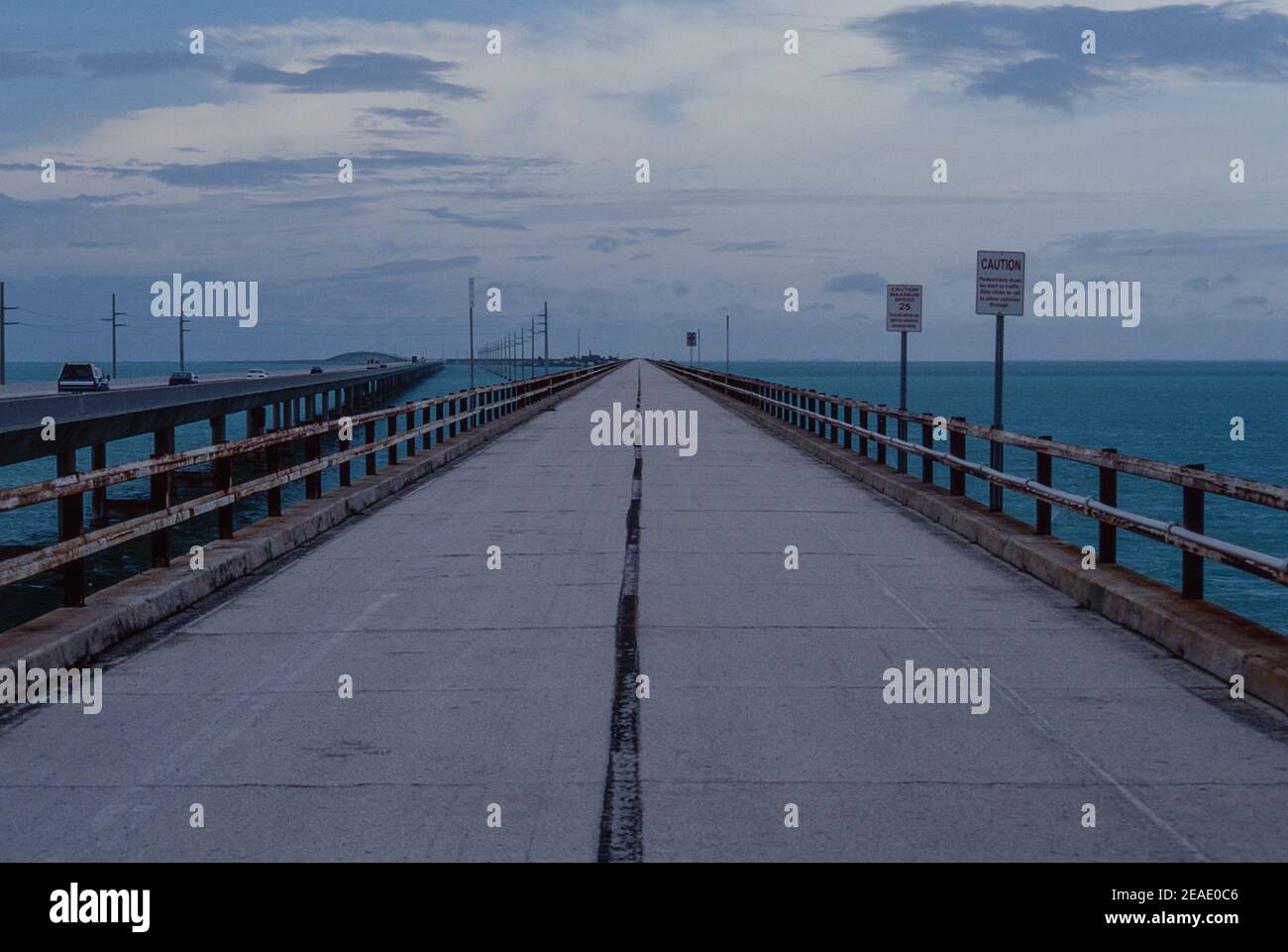 Autobahn nach Key West Stockfoto