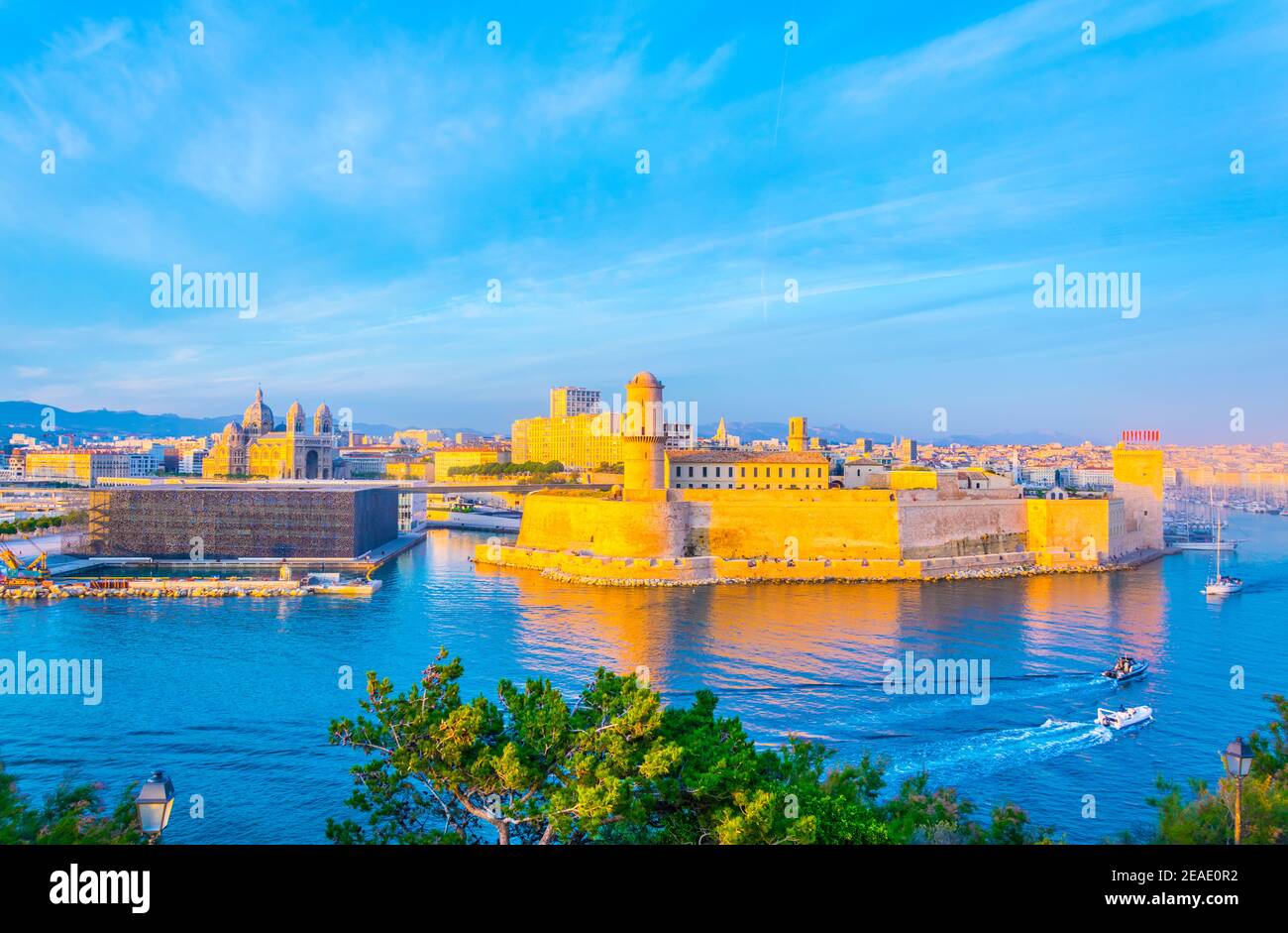 Fort Saint Jean in Marseille, Frankreich Stockfoto