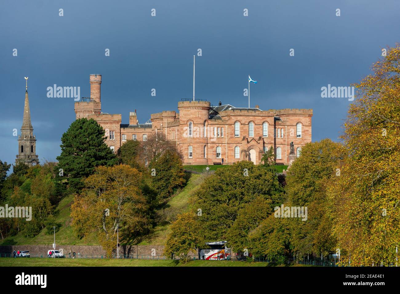 Inverness Castle, Inverness, Schottland, Vereinigtes Königreich Stockfoto