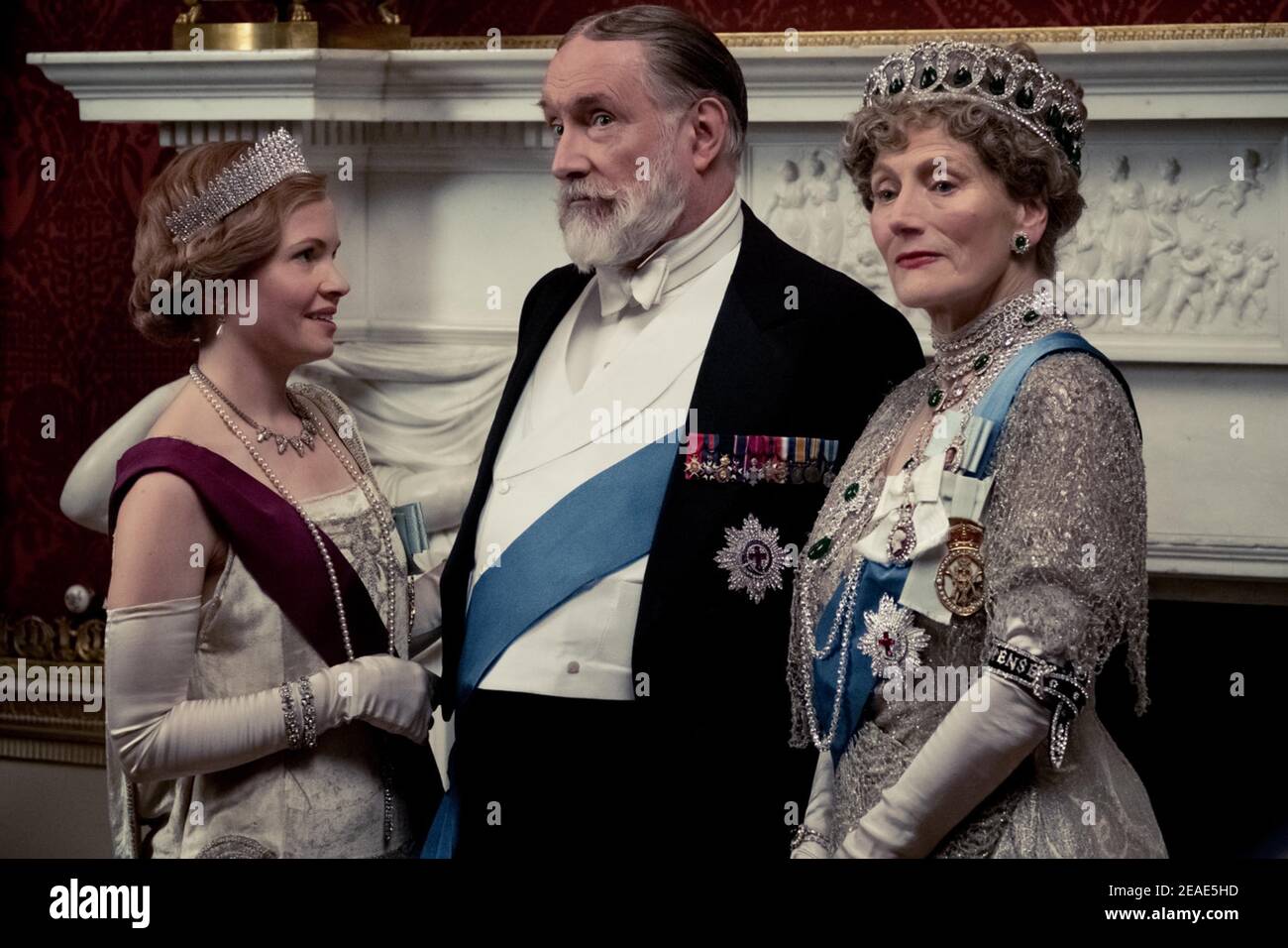 DOWNTON ABBEY (2019) KATE PHILLIPS SIMON JONES GERALDINE JAMES MICHAEL ENGLER (DIR) FOCUS-FUNKTIONEN/MOVIESTORE COLLECTION LTD Stockfoto