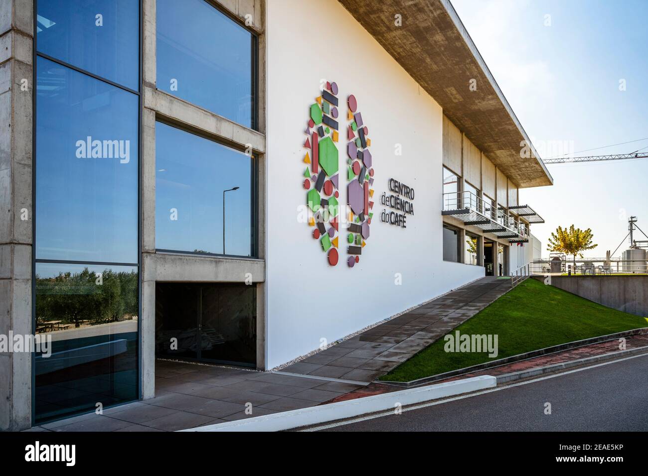 7. Oktober 2020 - Campo Maior, Portugal: Café-Wissenschaftszentrum von Delta in Alentejo Stockfoto