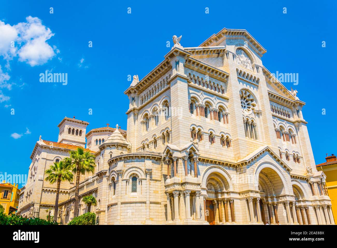 St. Nikolaus Kathedrale in Monaco Stockfoto