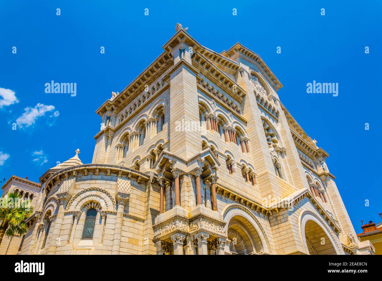 St. Nikolaus Kathedrale in Monaco Stockfoto